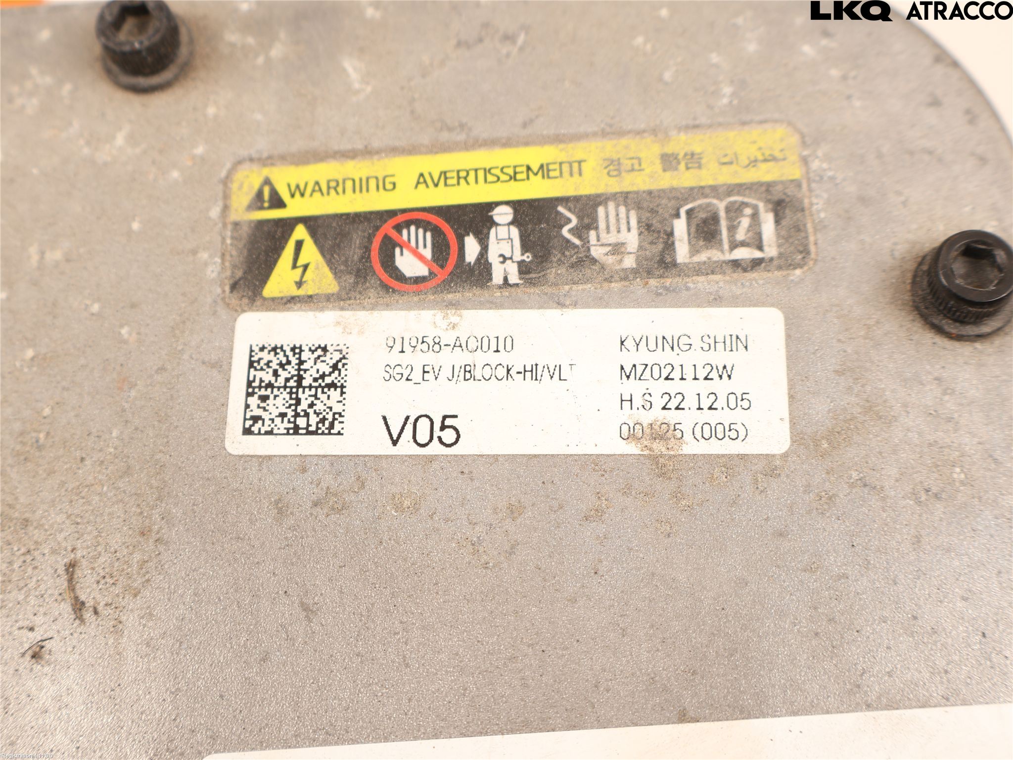 Kia NIRO (SG2) 23- Converter