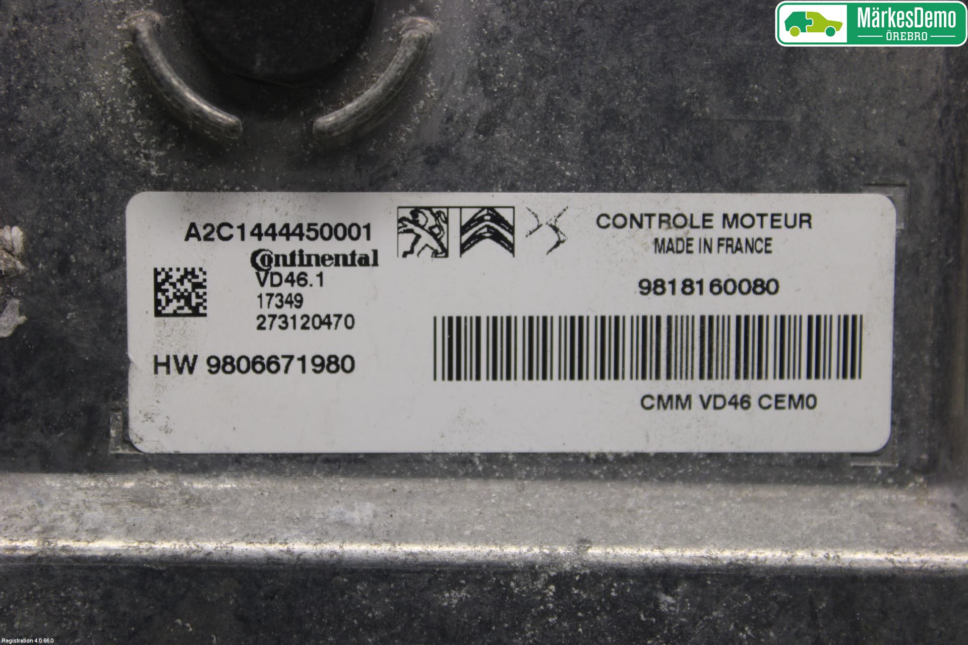 Peugeot 2008 13-20 Styrenhet Insprut Bensin