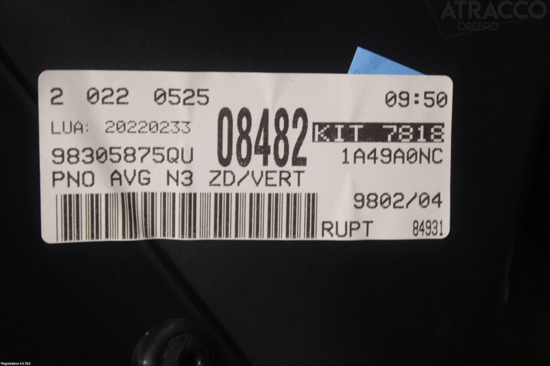Peugeot 3008 17-24 Dörrklädsel Vä