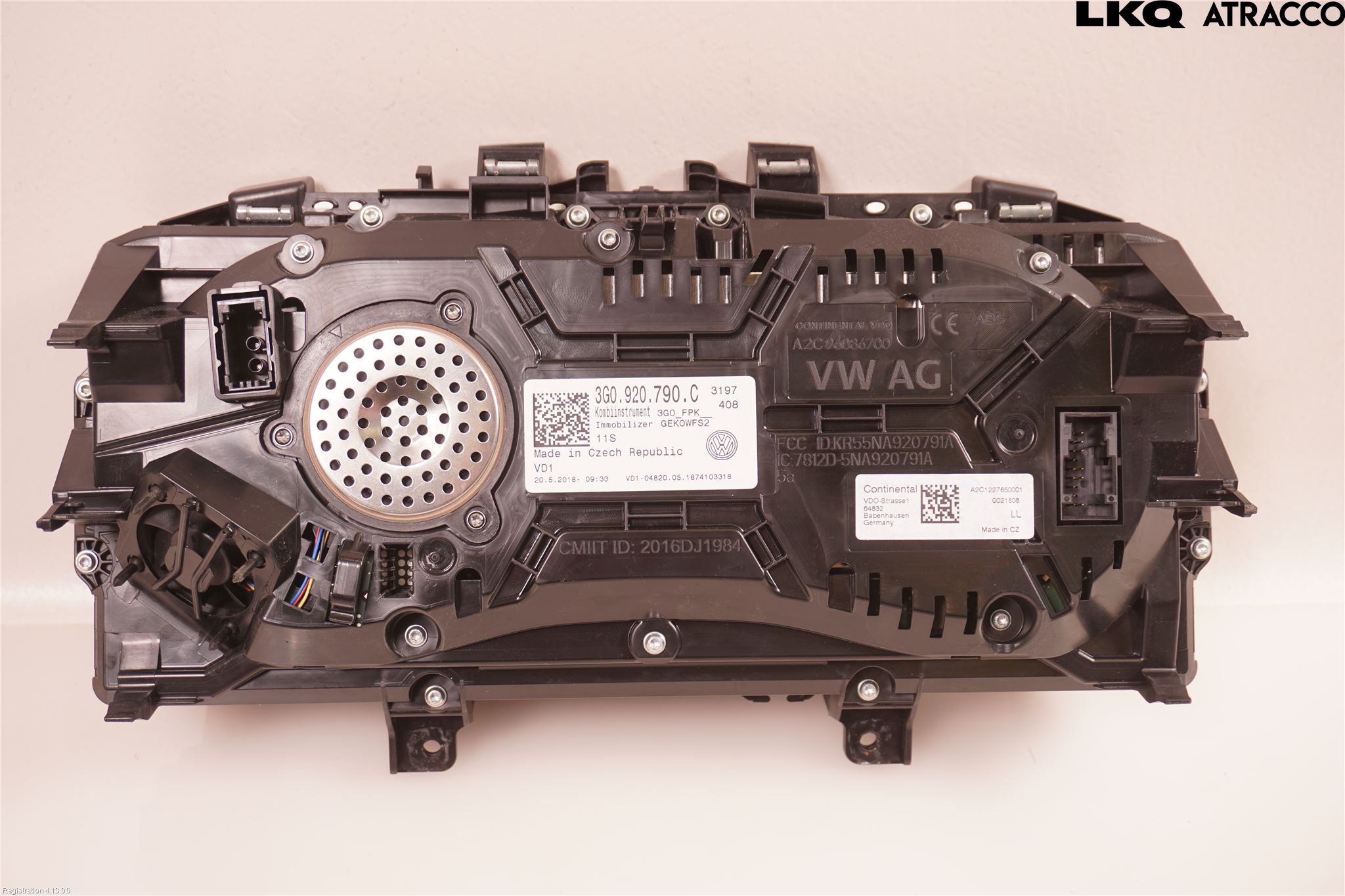 Volkswagen VW PASSAT 15-19 Instrument Komb