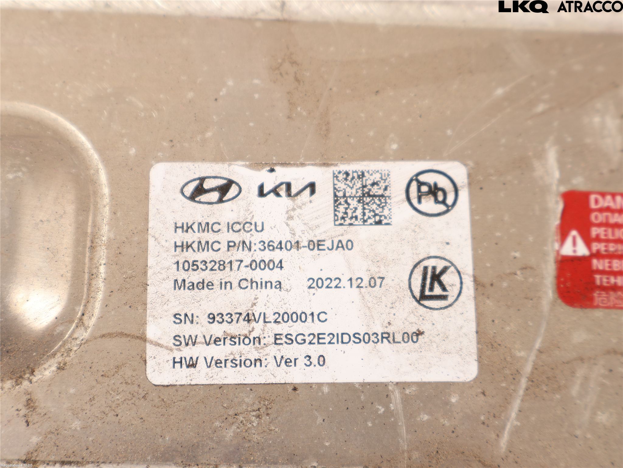 Kia NIRO (SG2) 23- Batteriladdare Högspänning