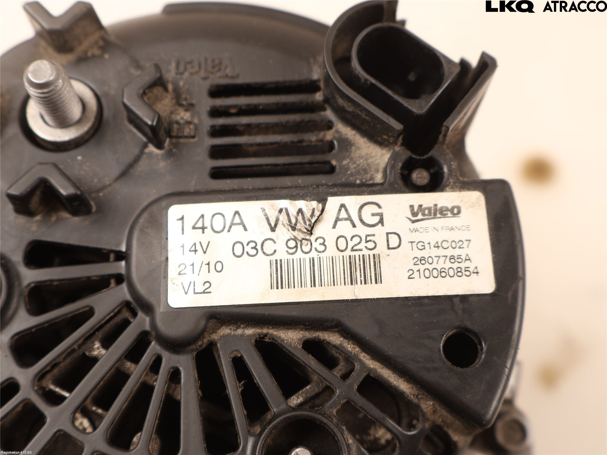 Volkswagen VW TIGUAN 07-16 Generator