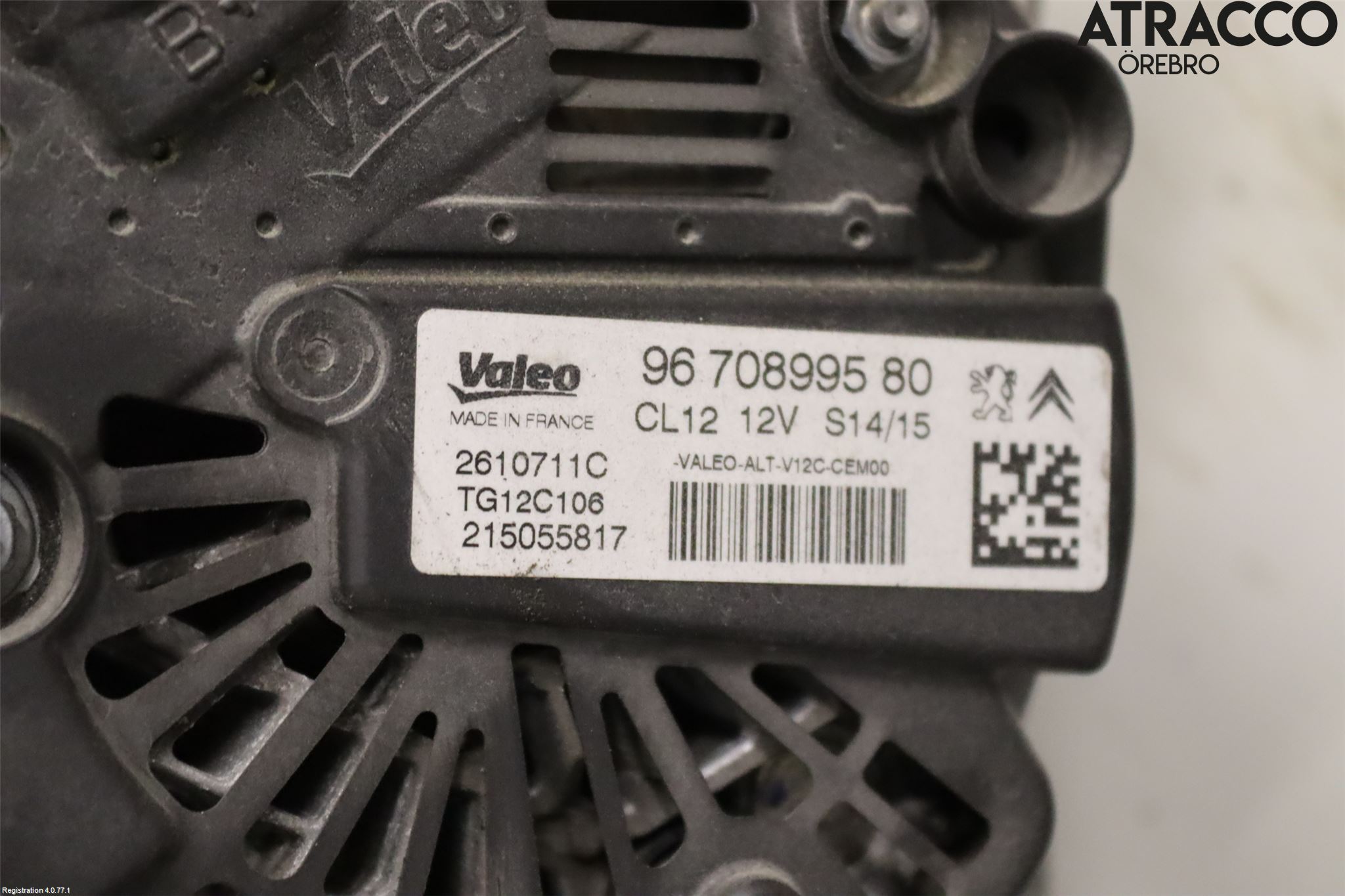 Peugeot 208 12-15 Generator