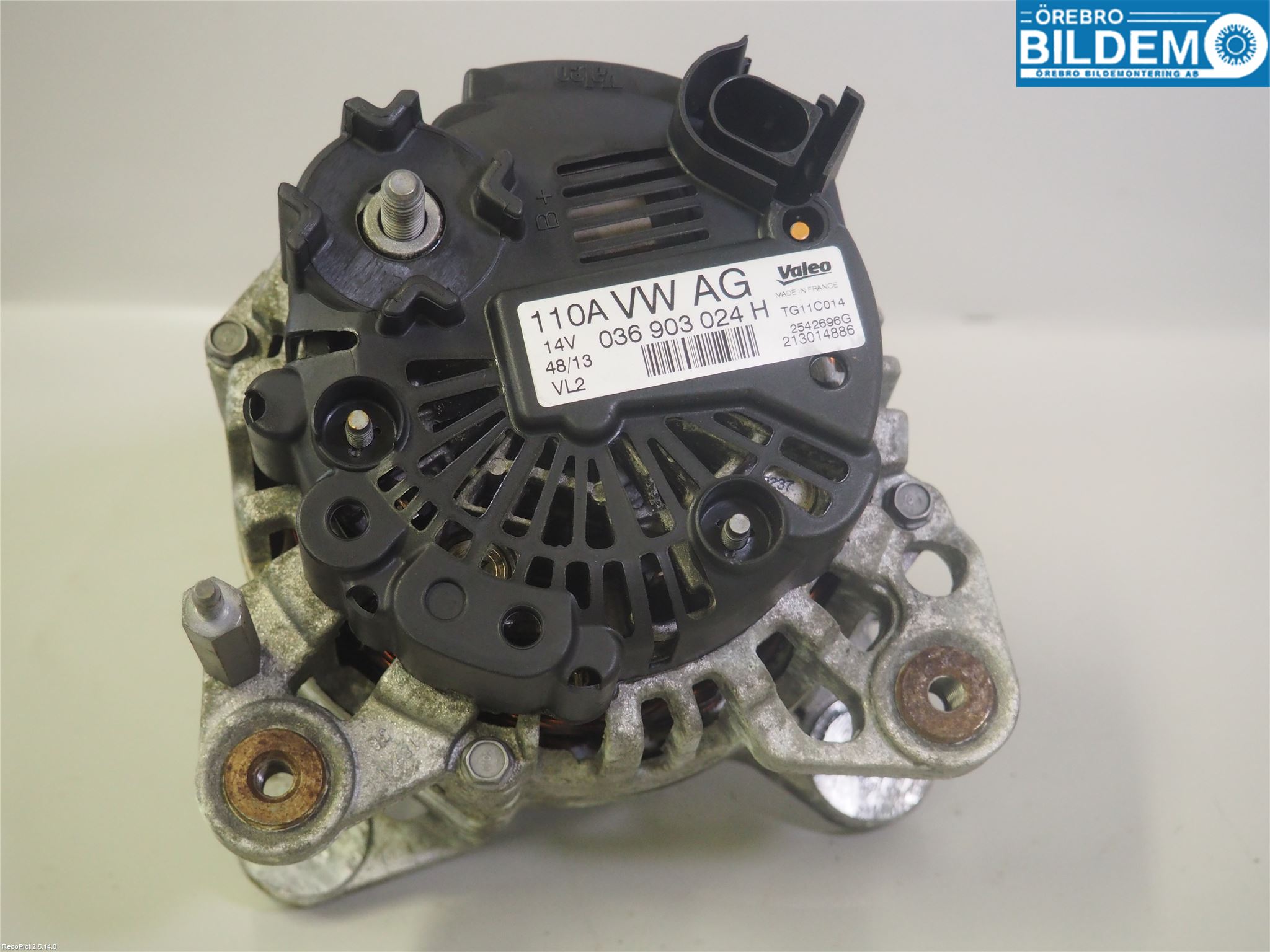 Volkswagen VW POLO 10-17 Generator