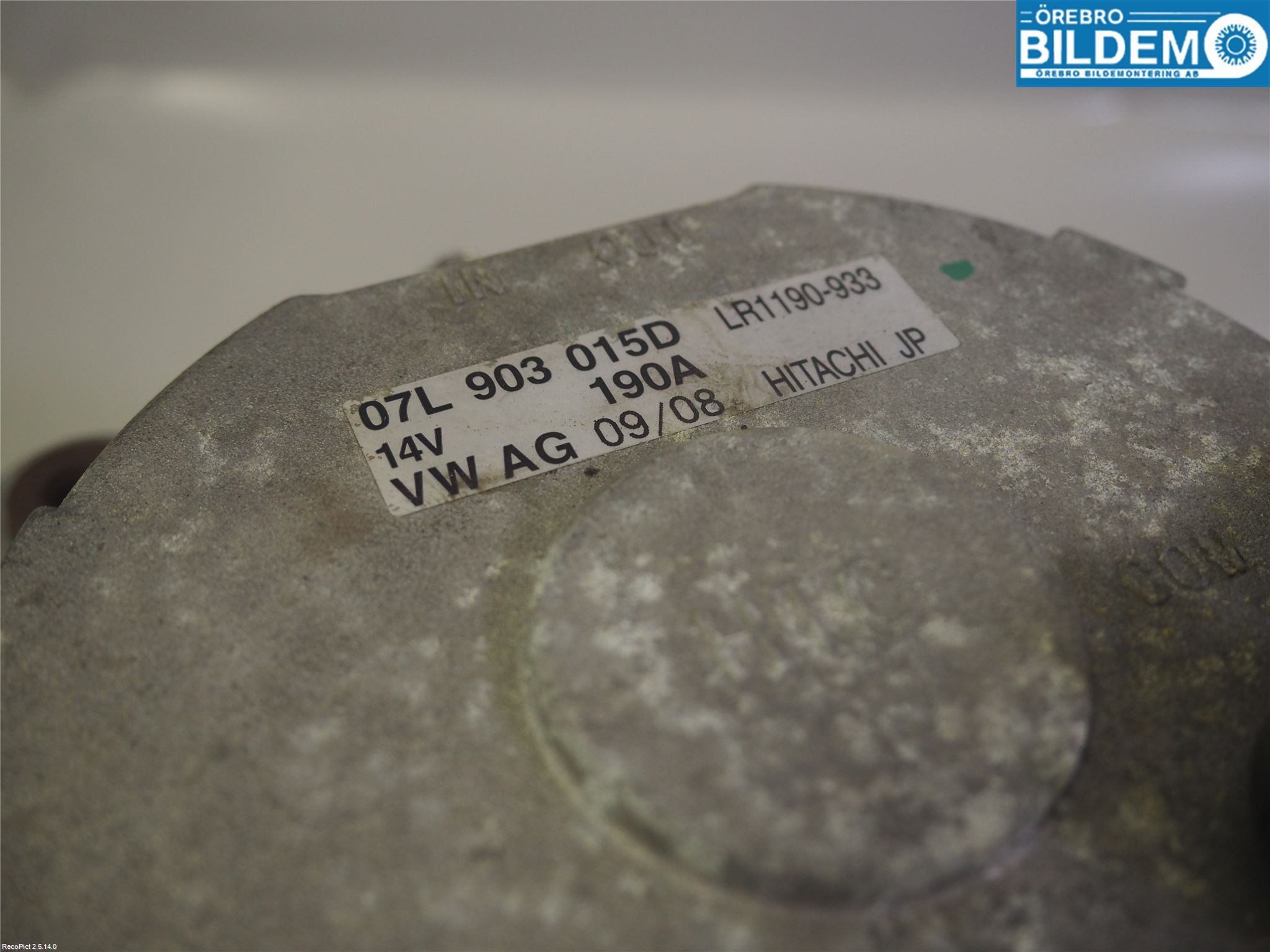 Audi A6/S6     05-11 Generator