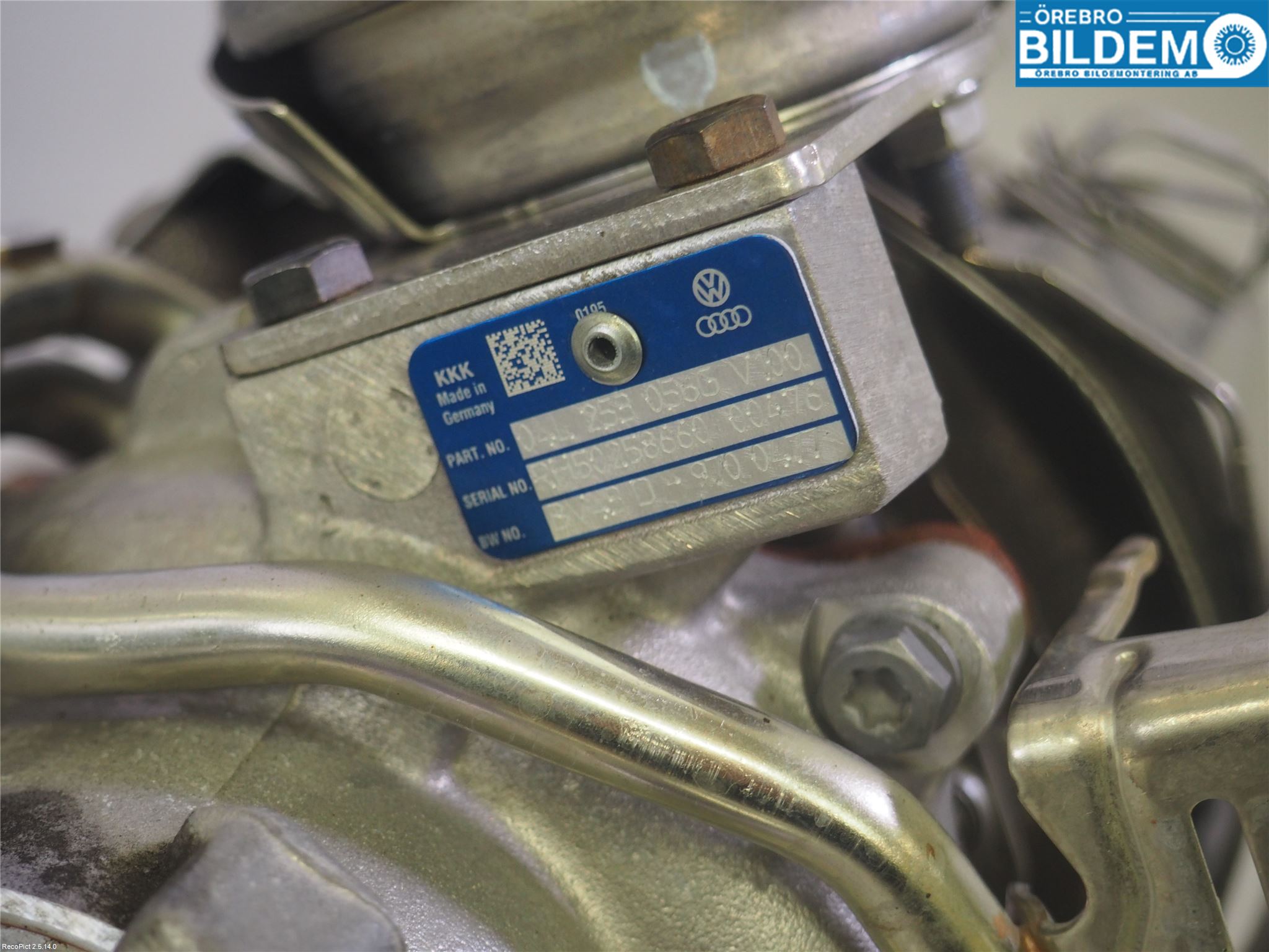 Volkswagen VW PASSAT 15-19 Turboaggregat
