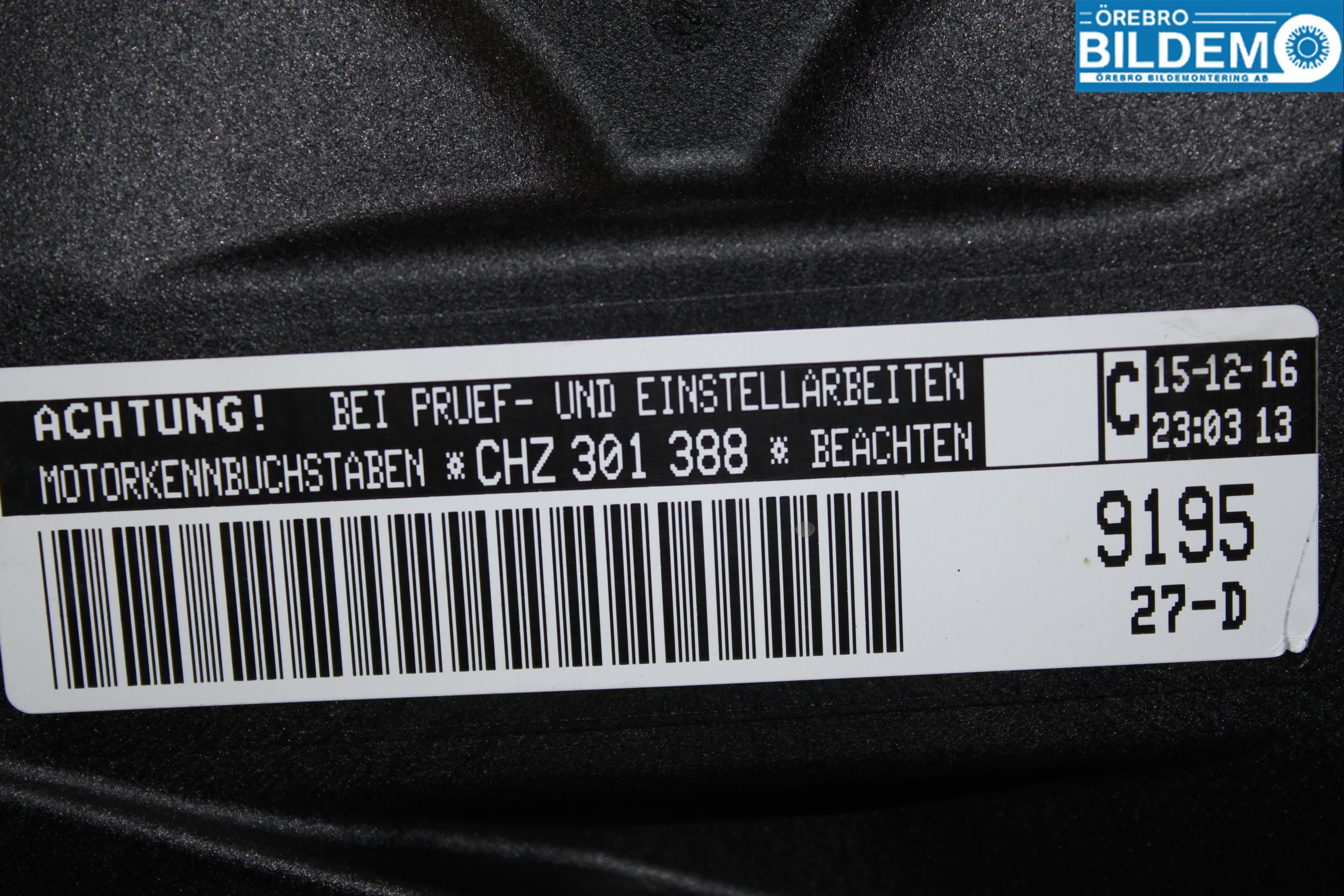 Skoda OCTAVIA (5E) 13-20 Motor Bensin