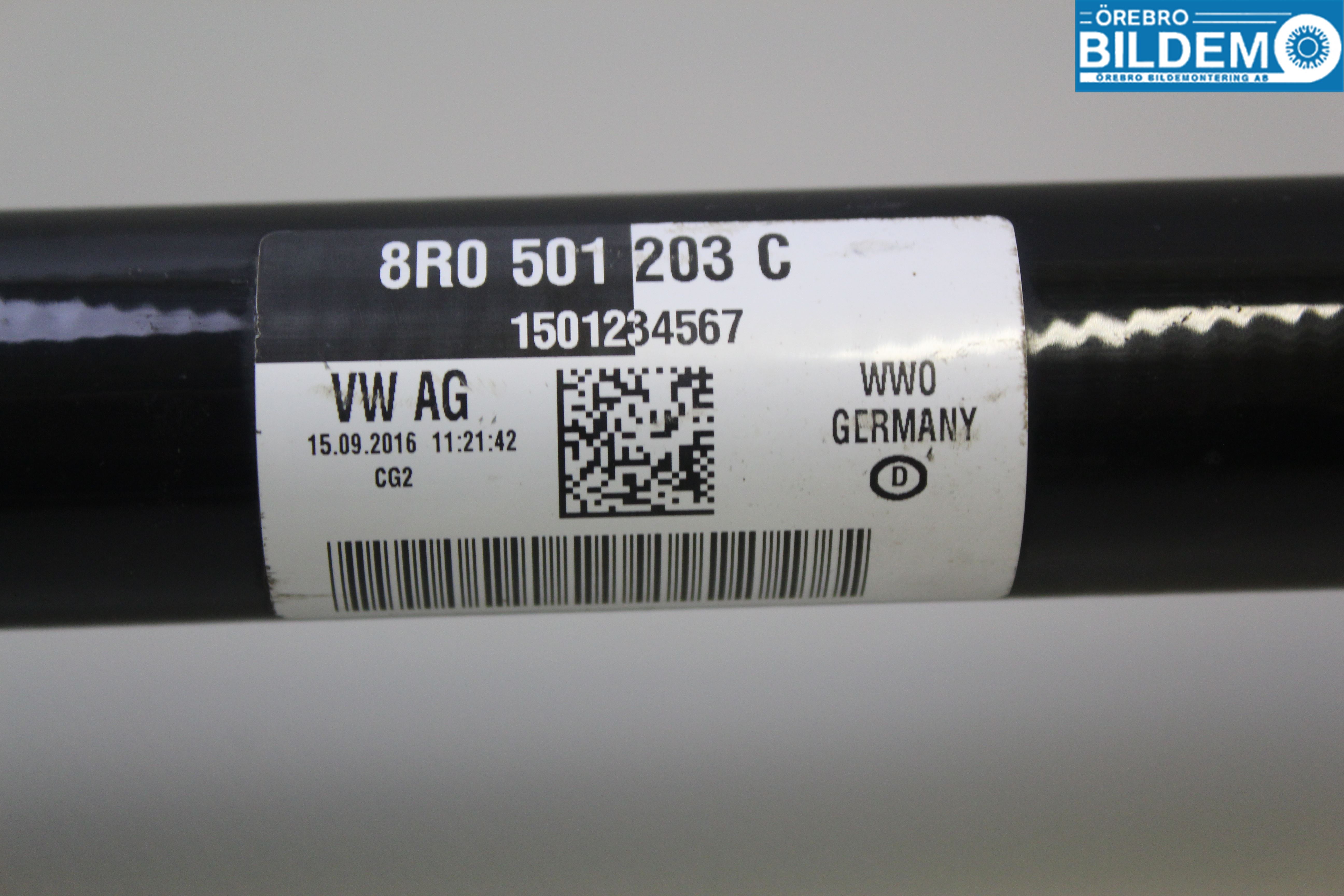 Audi A6/S6 4G 11-18 Drivaxel Bak Vänster
