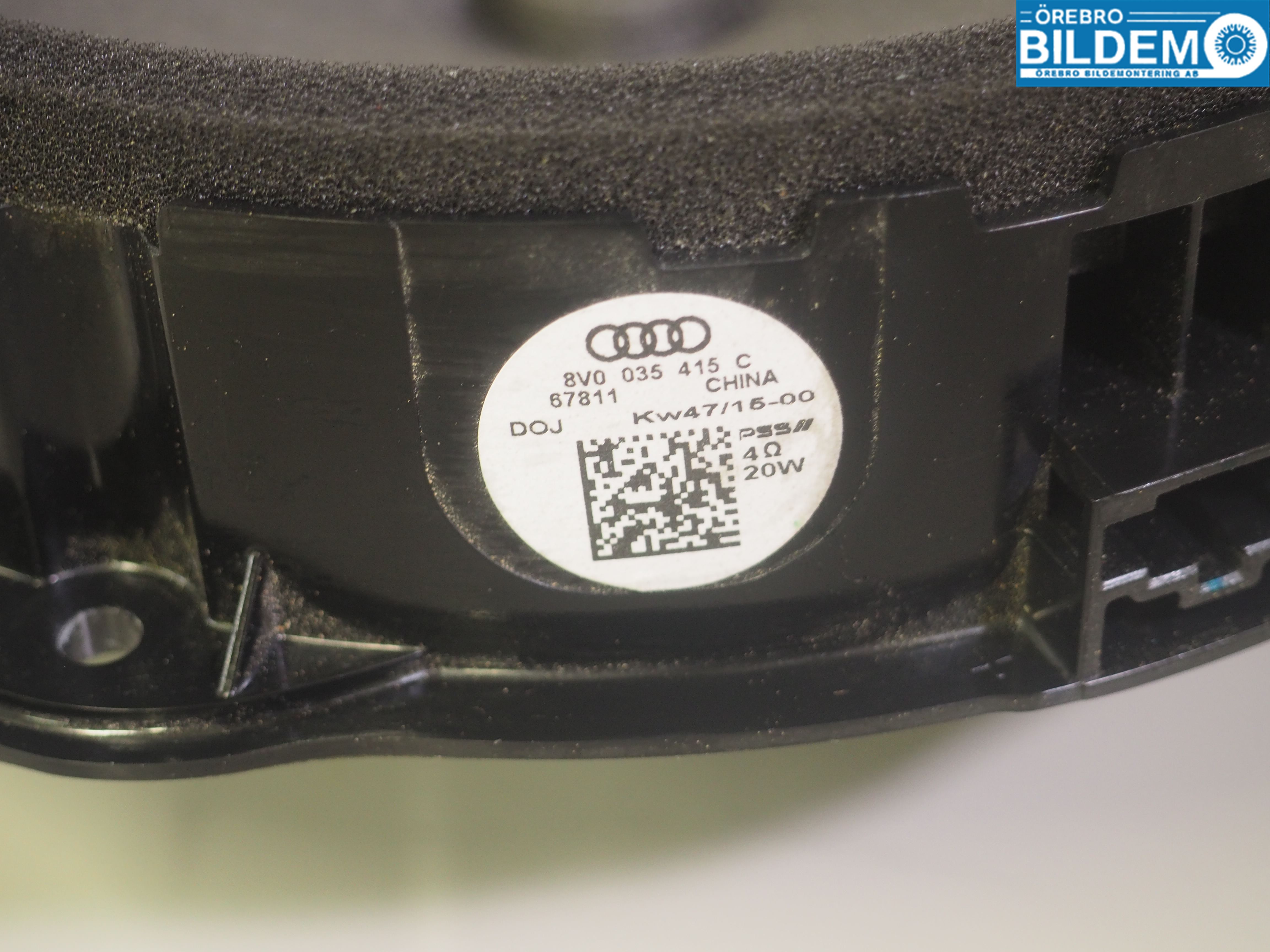 Audi A3/S3 8V 13-20 Högtalare