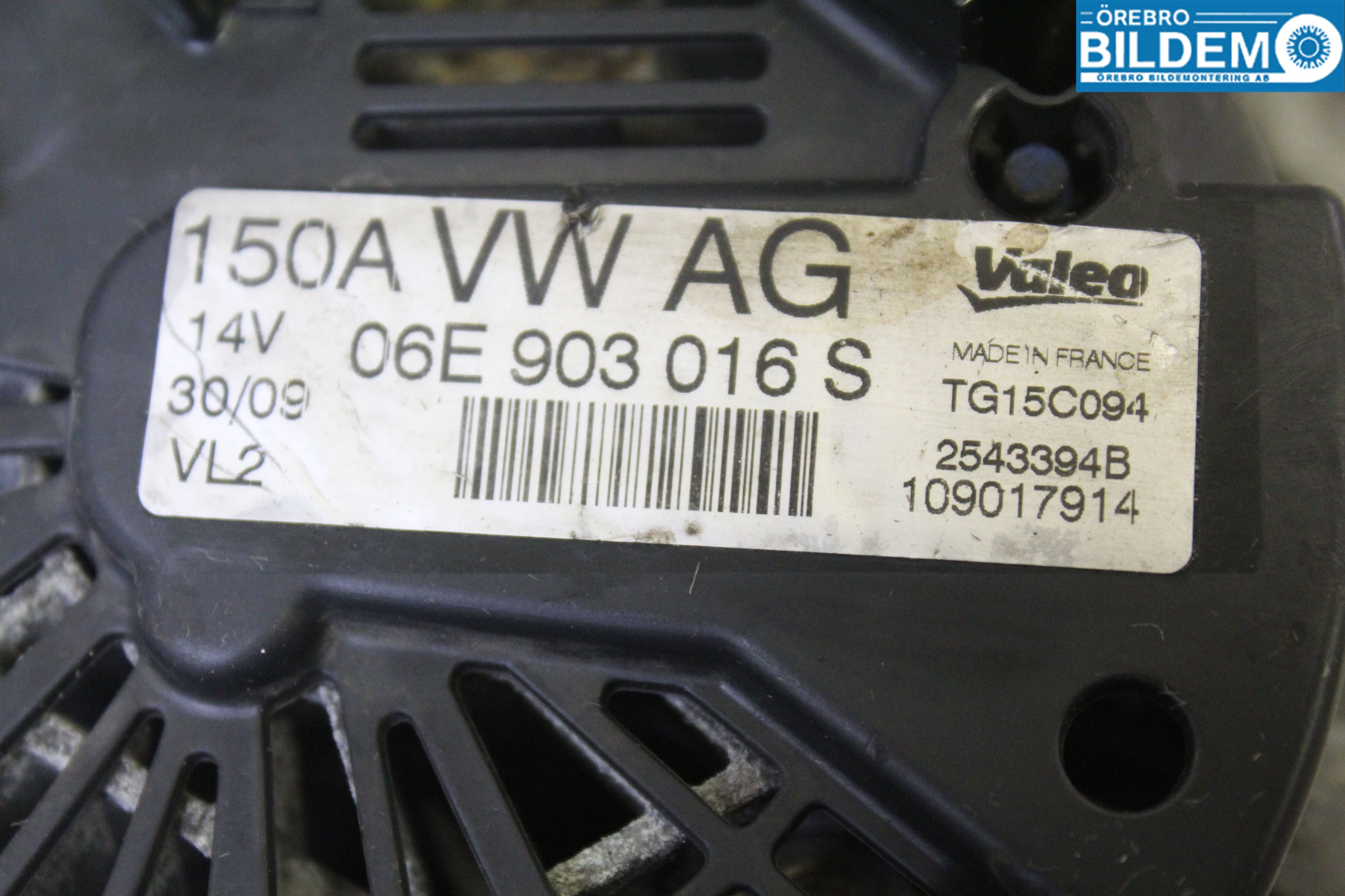 Audi A4/S4 08-11 Generator