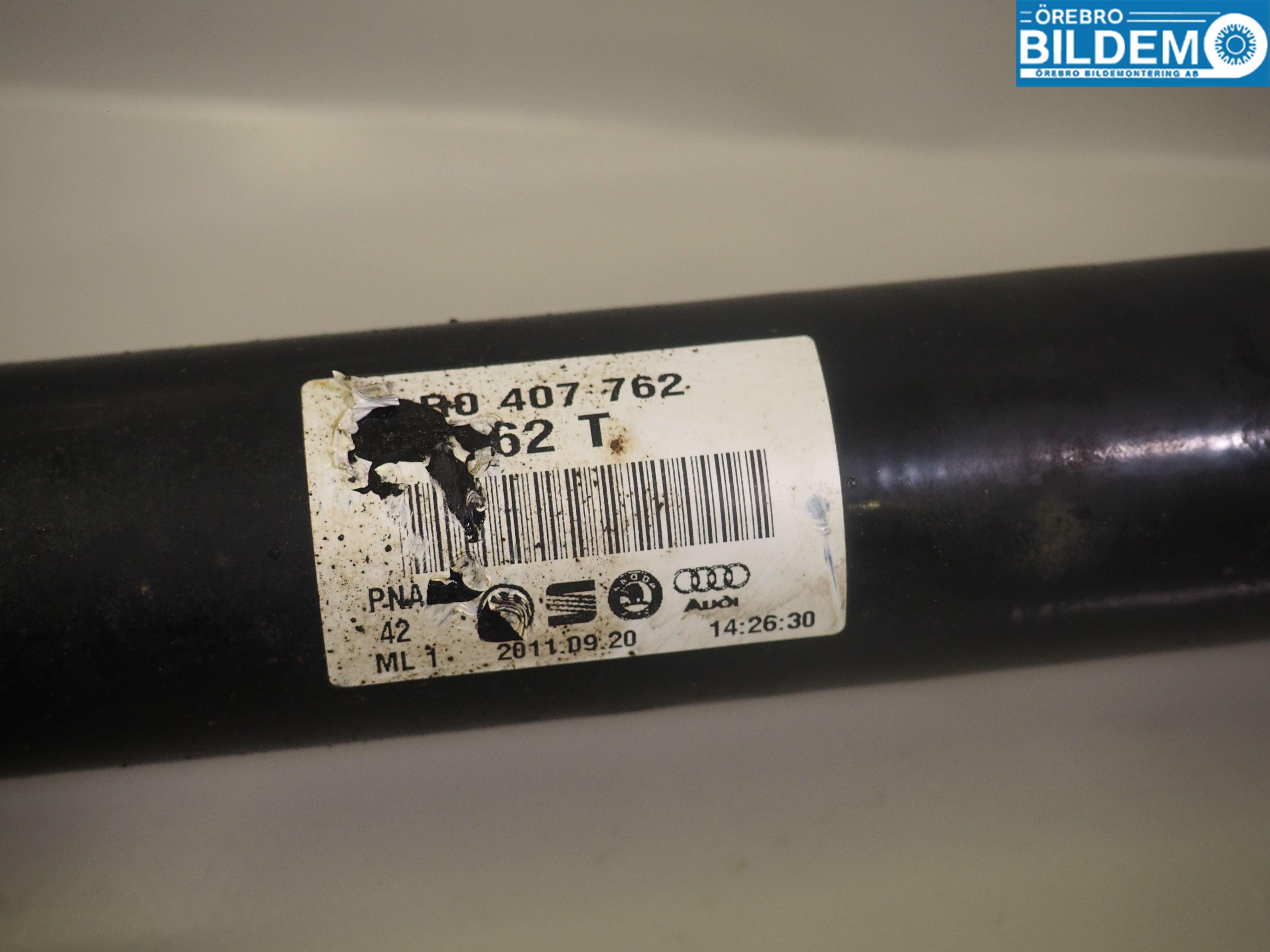 Volkswagen VW POLO 10-17 Drivaxel Fram Höger