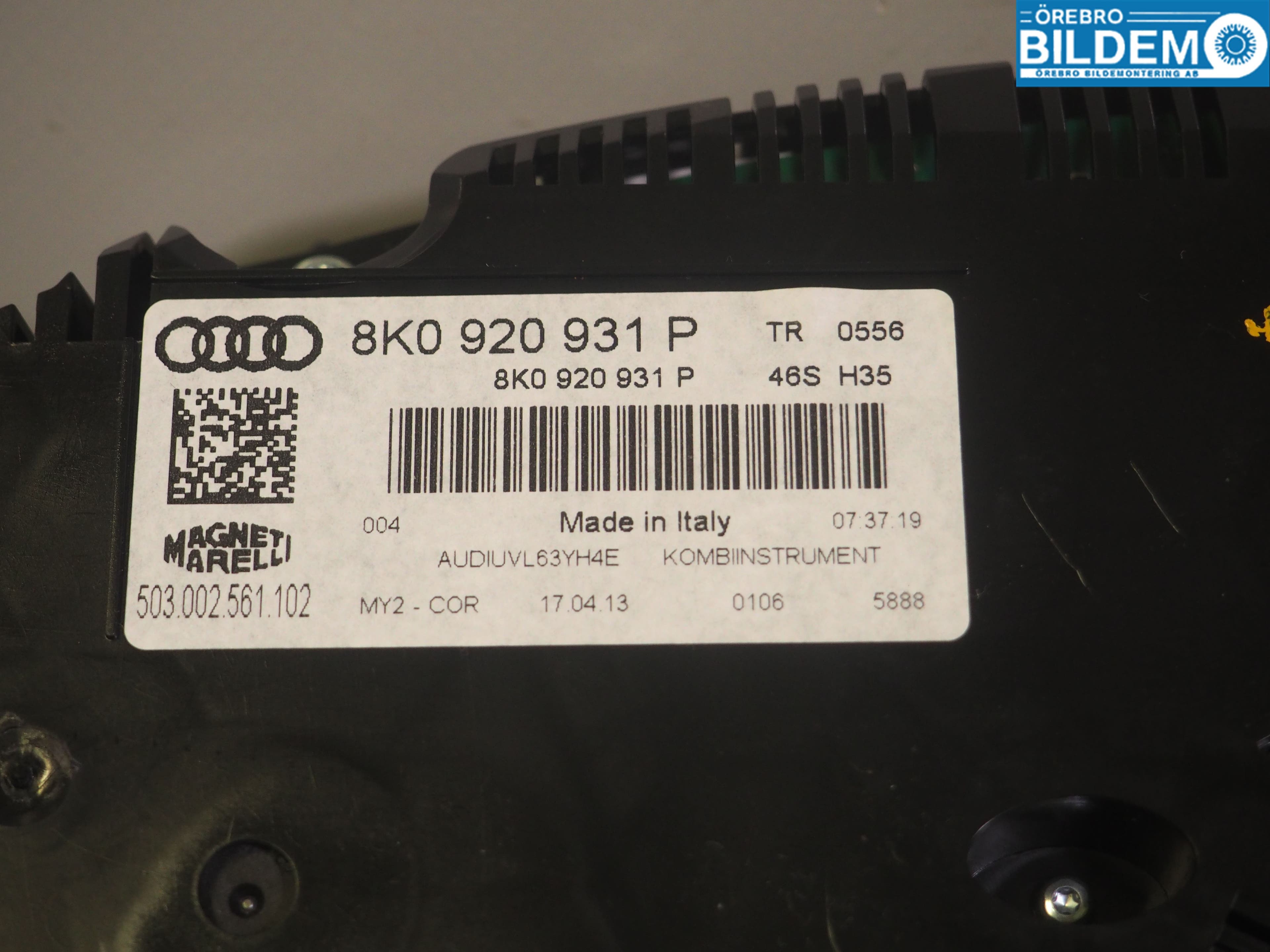 Audi A4 12-15 Instrument Komb