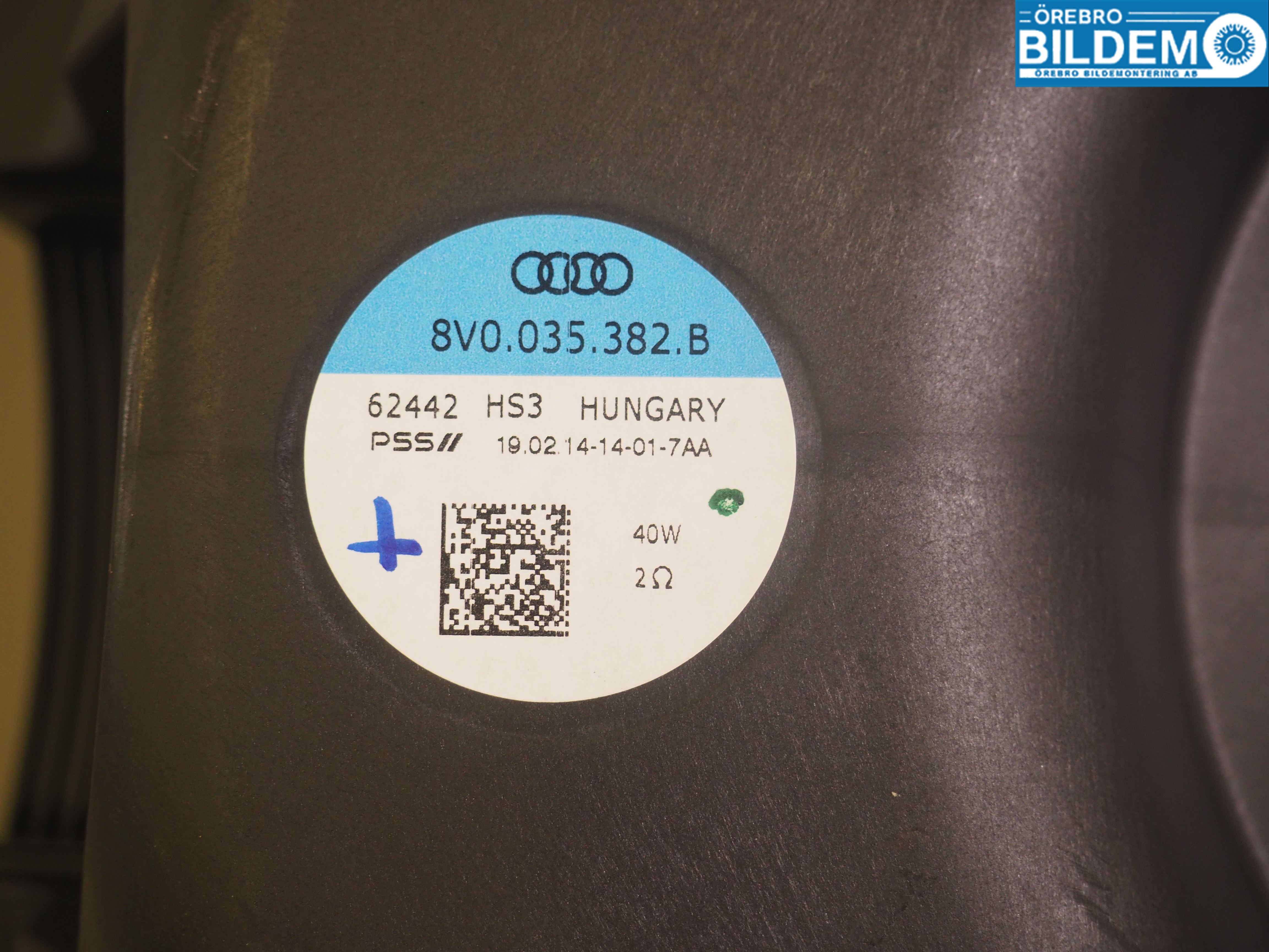 Audi A3/S3 8V 13-20 Högtalare