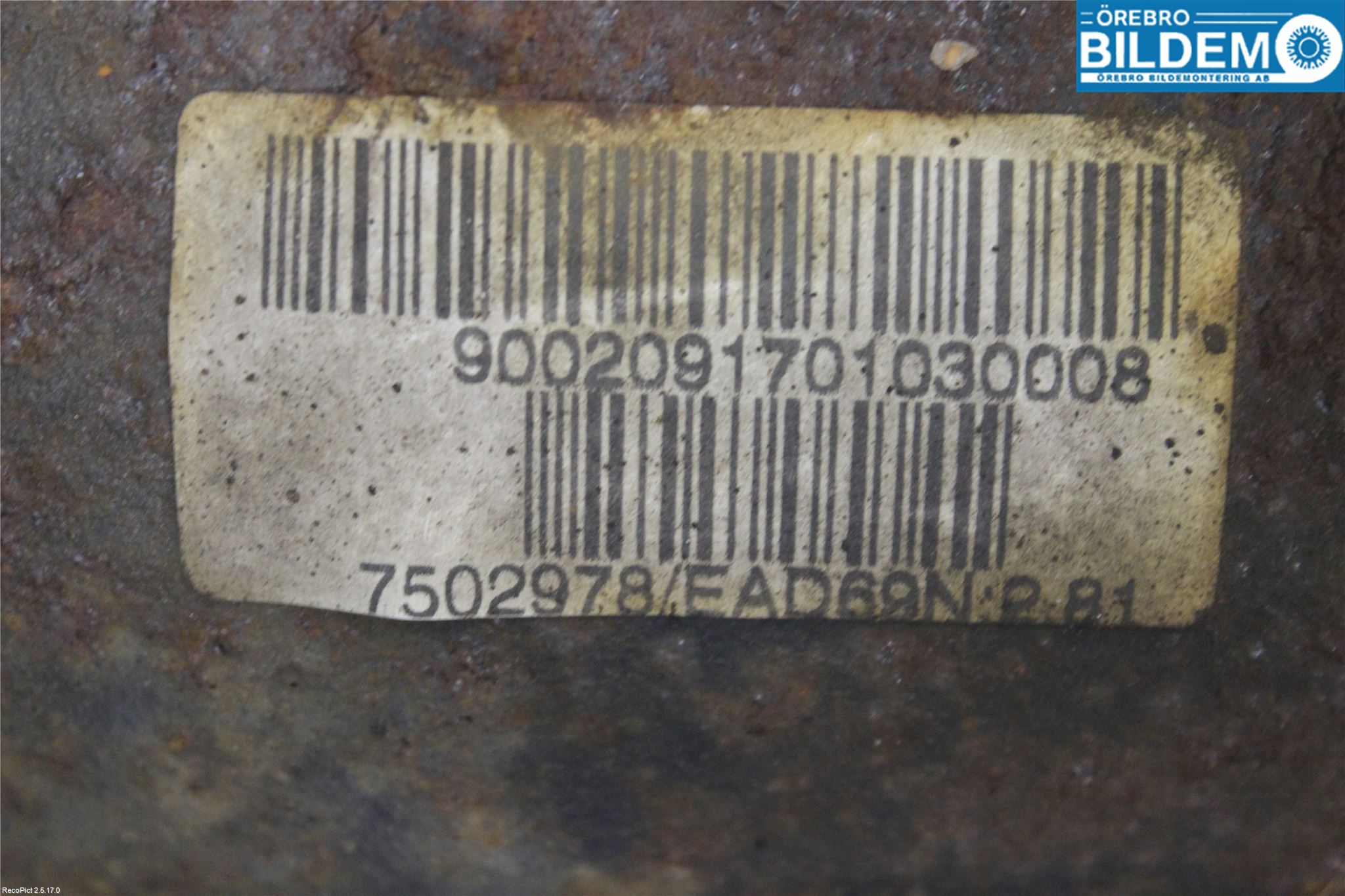 BMW 7 E65/66    00-08 Bakväxel-Diff