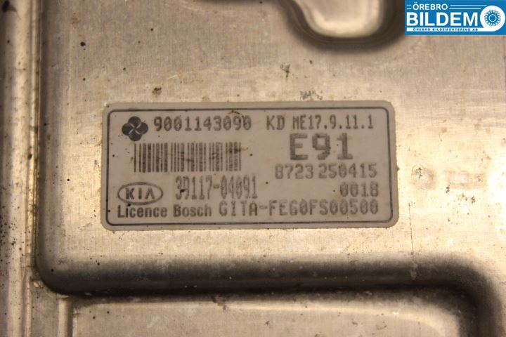 Kia PICANTO 12-17 Styrenhet Insprut Bensin