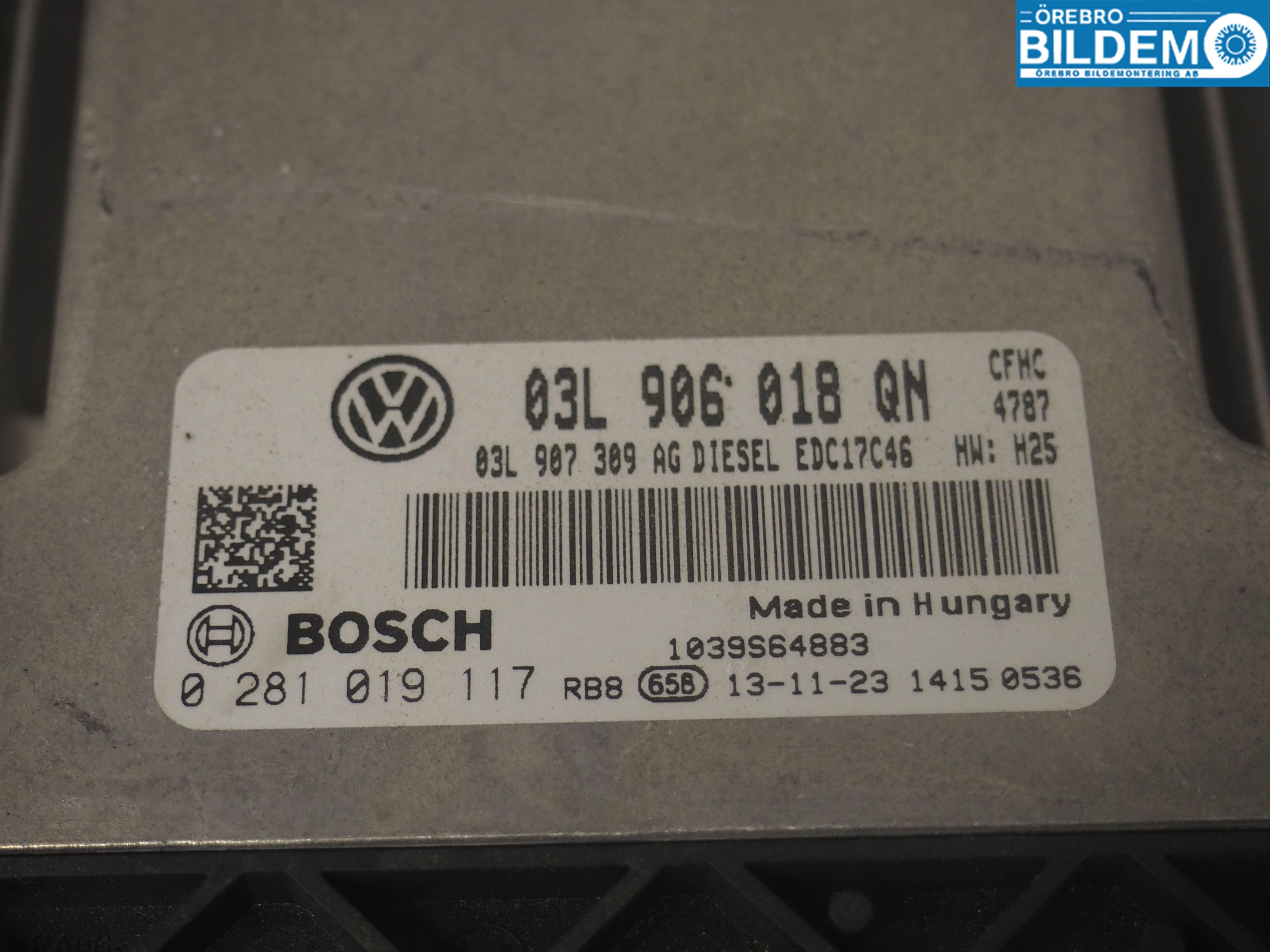 Skoda YETI Styrenhet Insprut Bensin