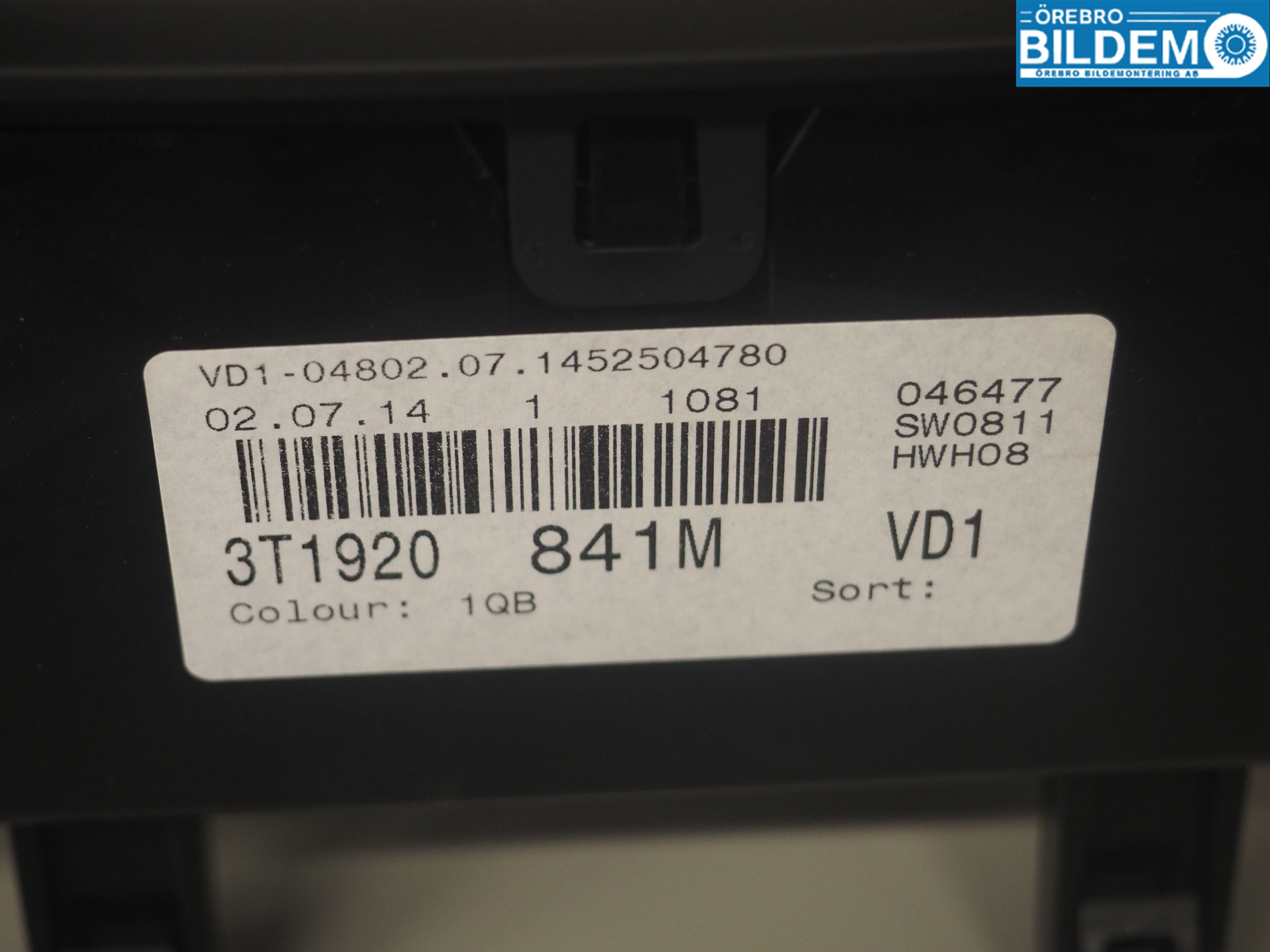 Skoda SUPERB 09-15 Instrument Komb