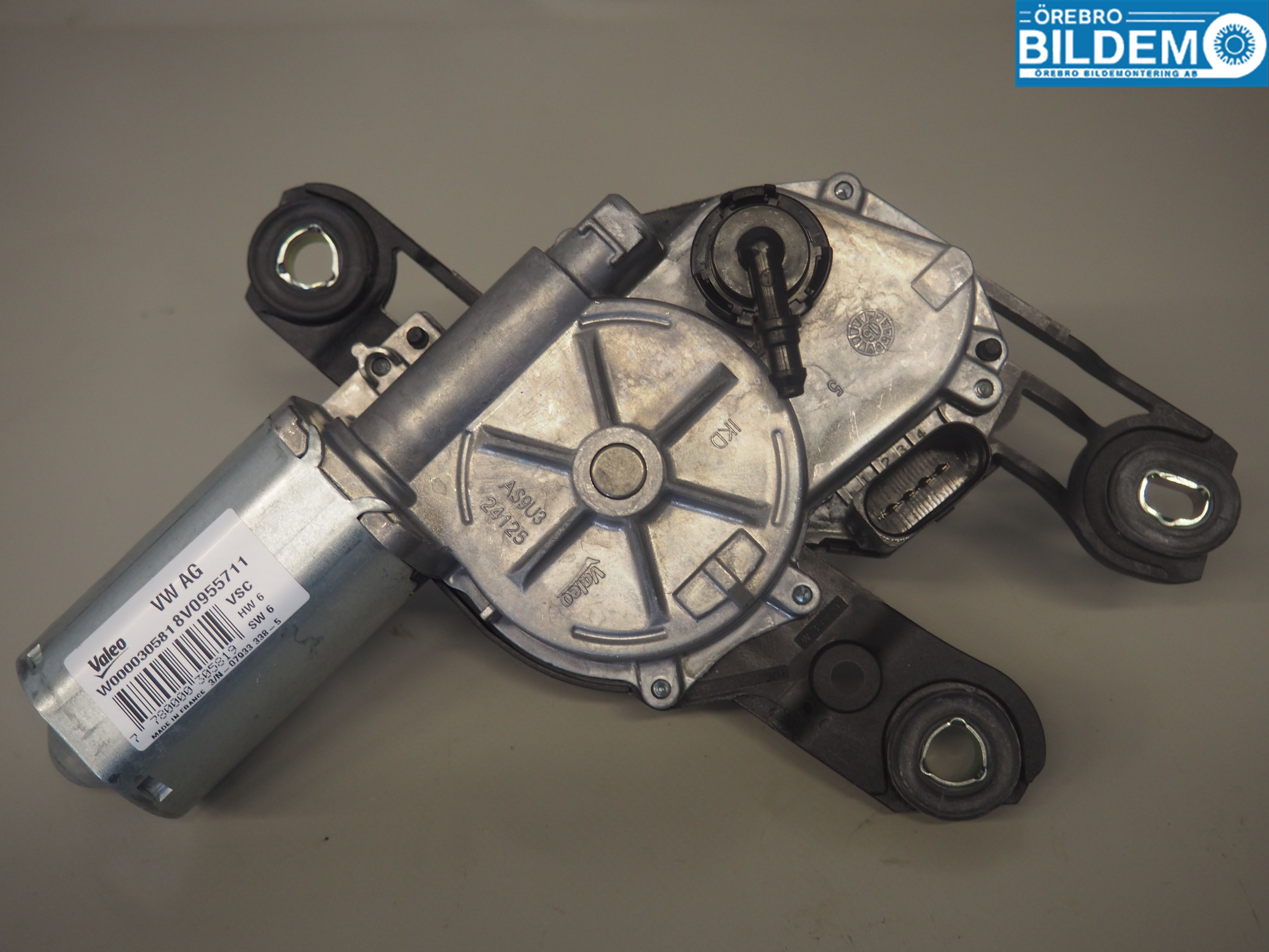 Audi A3/S3 8V 13-20 Torkarmotor Baklucka