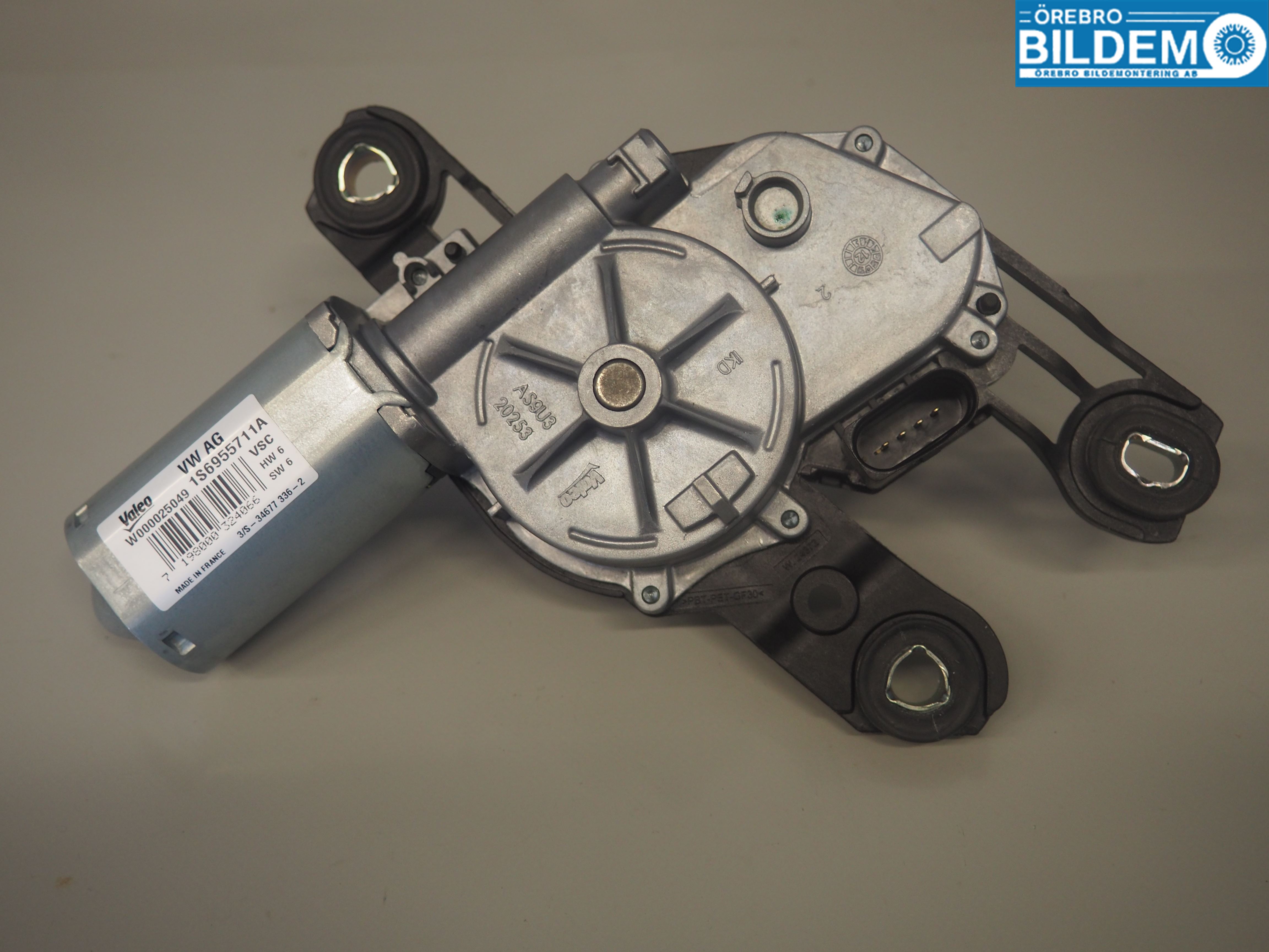 Volkswagen VW UP! / E-UP! Torkarmotor Baklucka