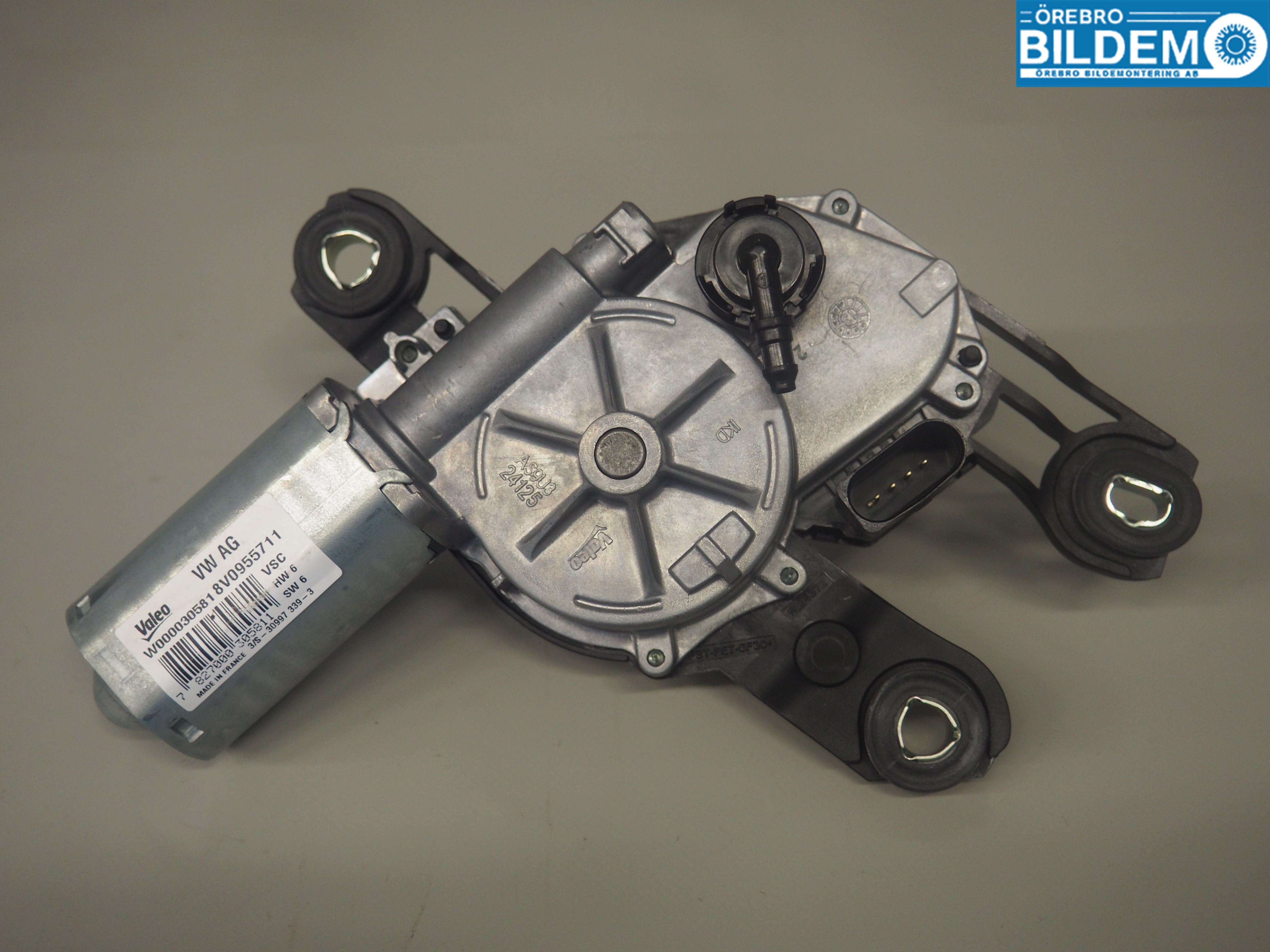 Audi A3/S3 8V 13-20 Torkarmotor Baklucka