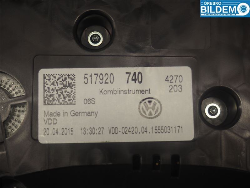 Volkswagen VW GOLF SPORTSVAN 15-20 Instrument Komb