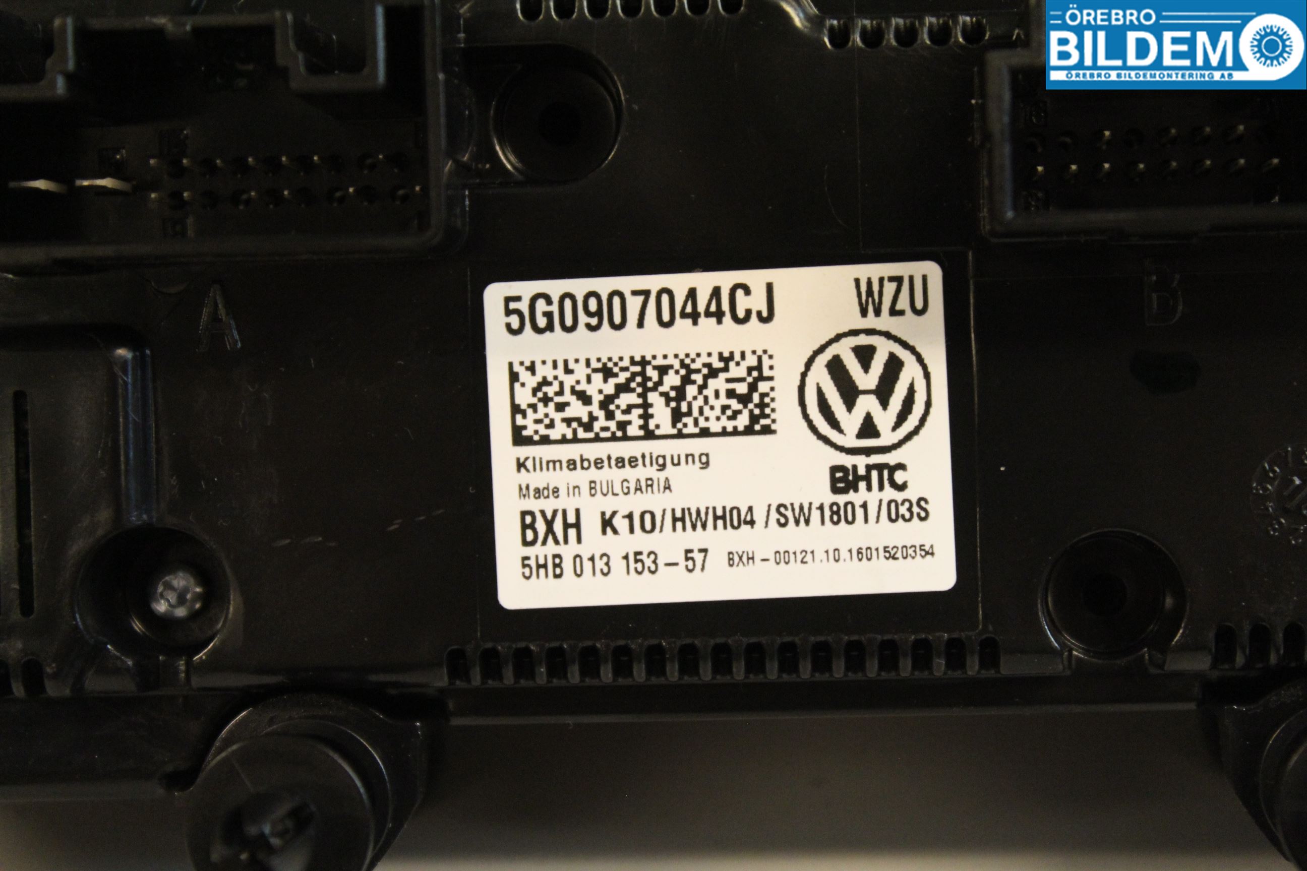 Volkswagen VW PASSAT 15-19 Ac Styrenhet Ac Manöveren
