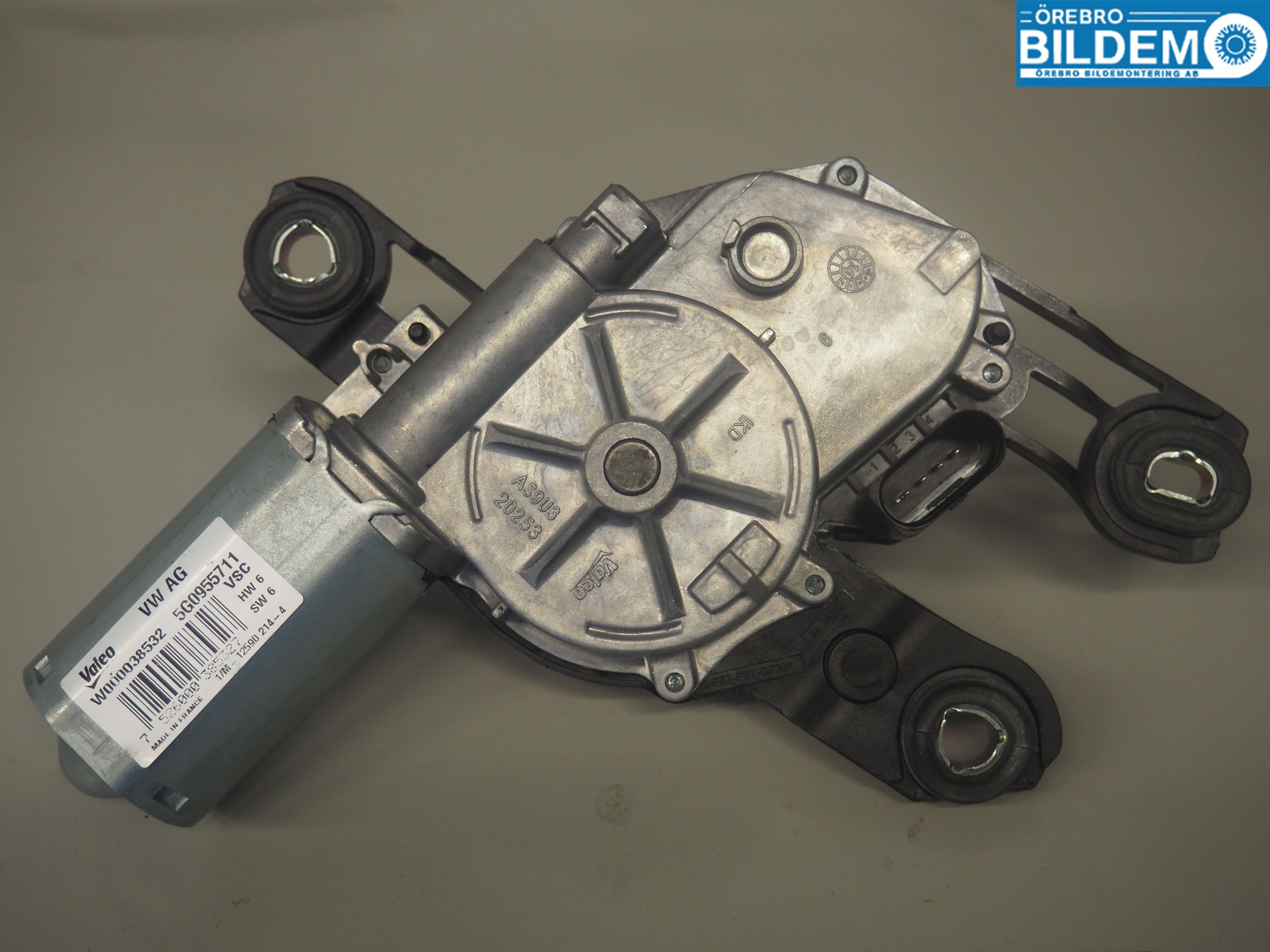 Volkswagen VW GOLF / E-GOLF VII 13-20 Torkarmotor Baklucka