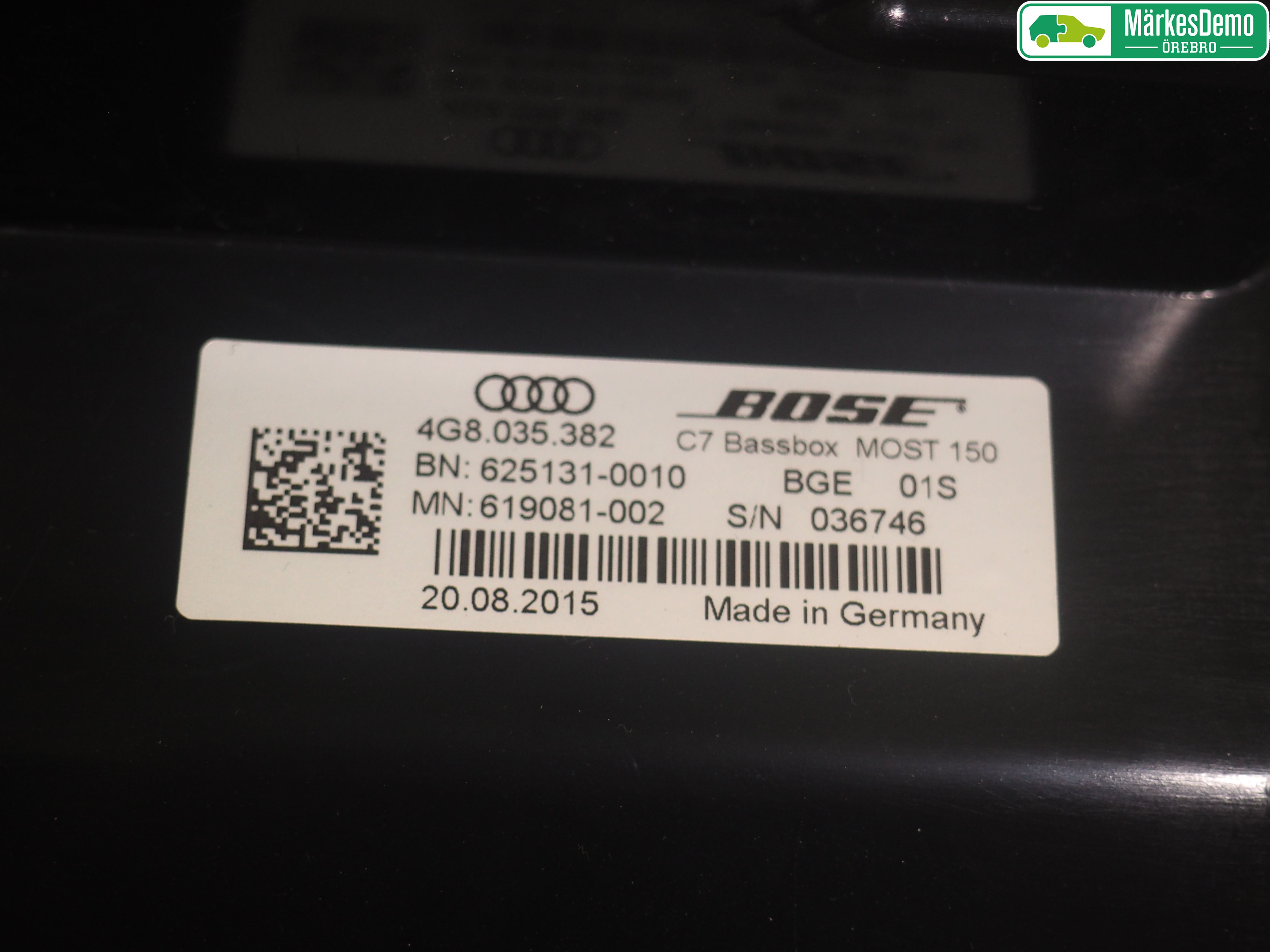 Audi A6 ALLROAD 12-18 Högtalare