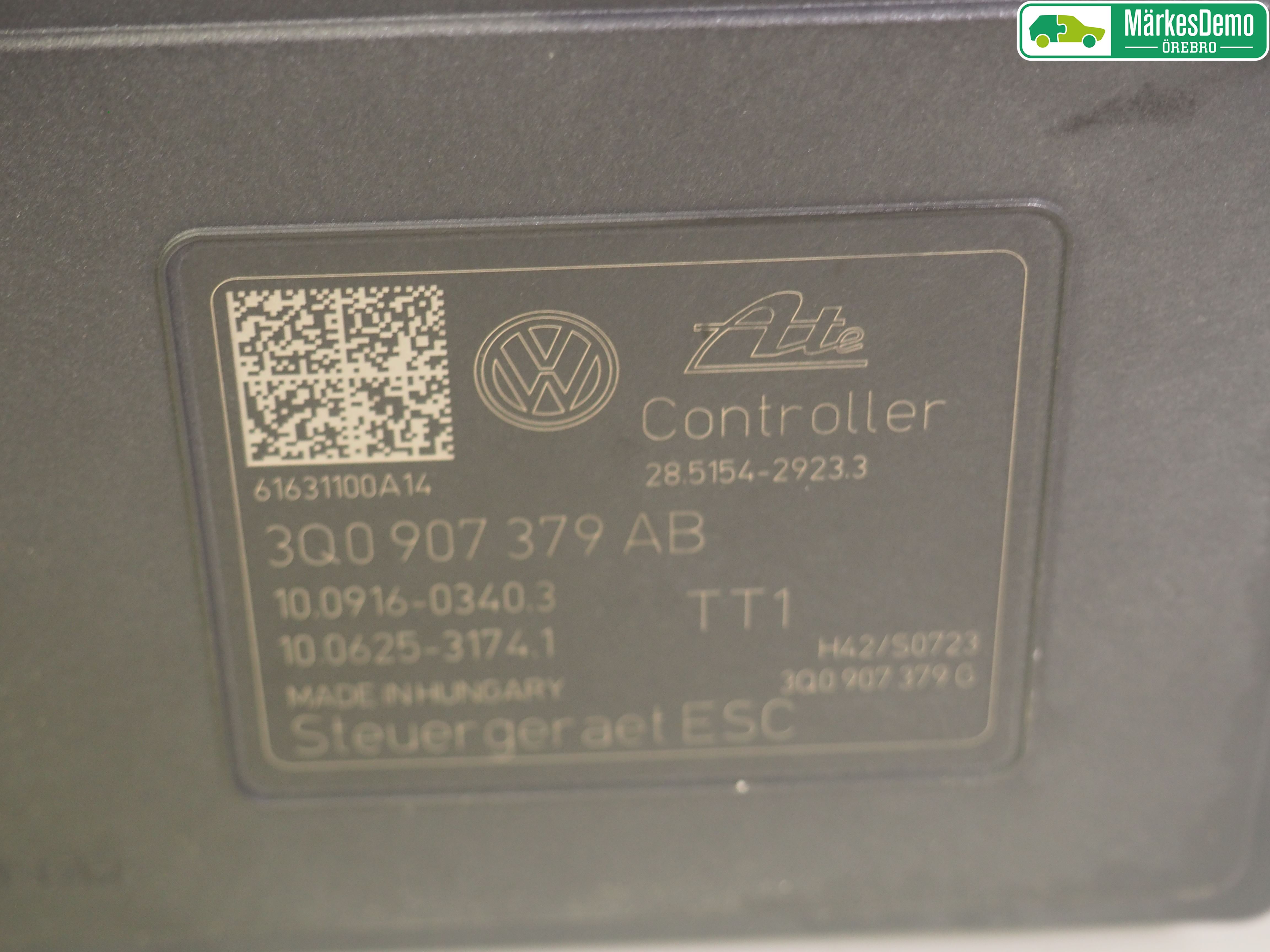 Volkswagen VW GOLF / E-GOLF VII 13-20 Abs Hydraulaggregat