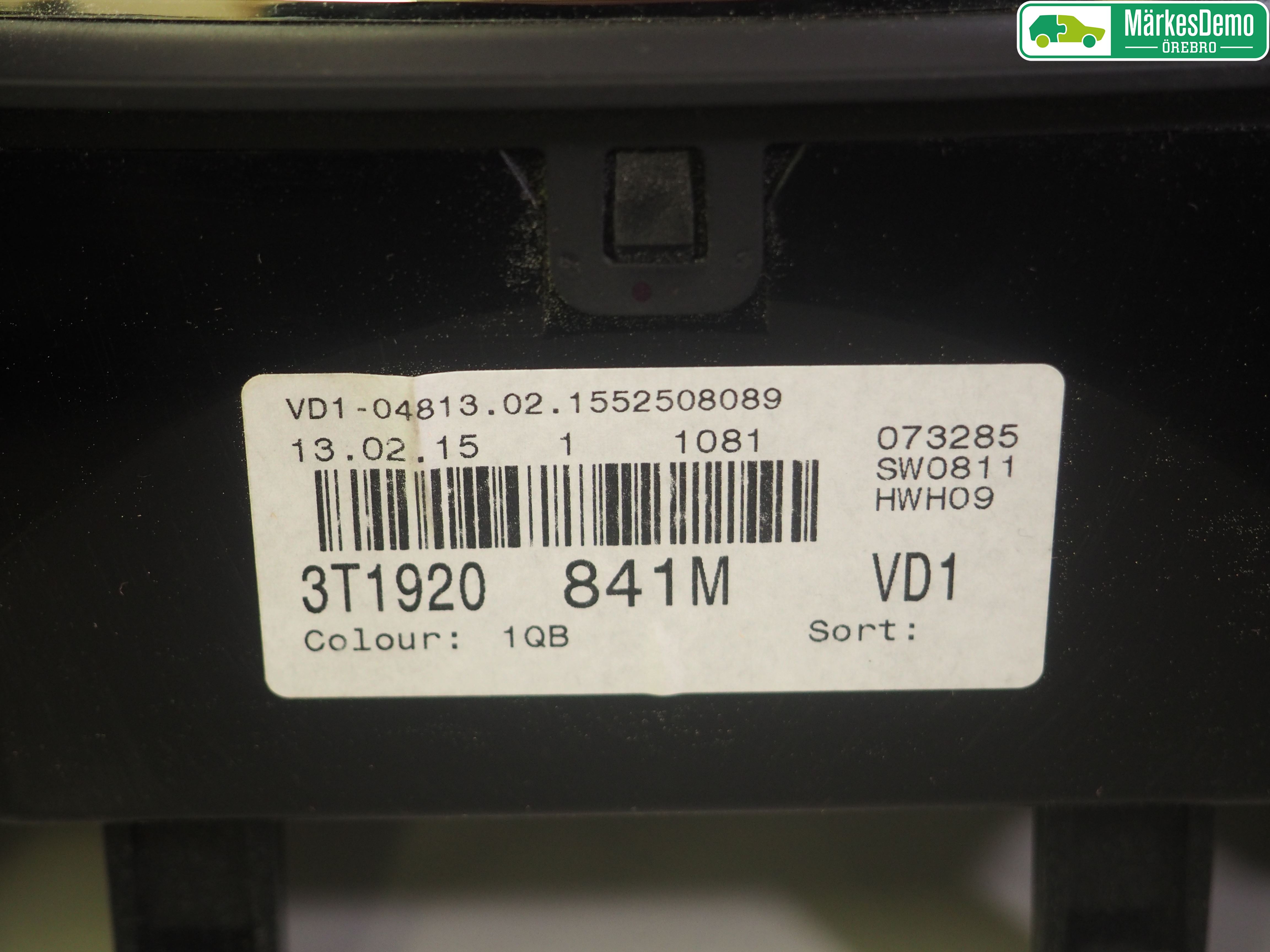 Skoda SUPERB 09-15 Instrument Komb