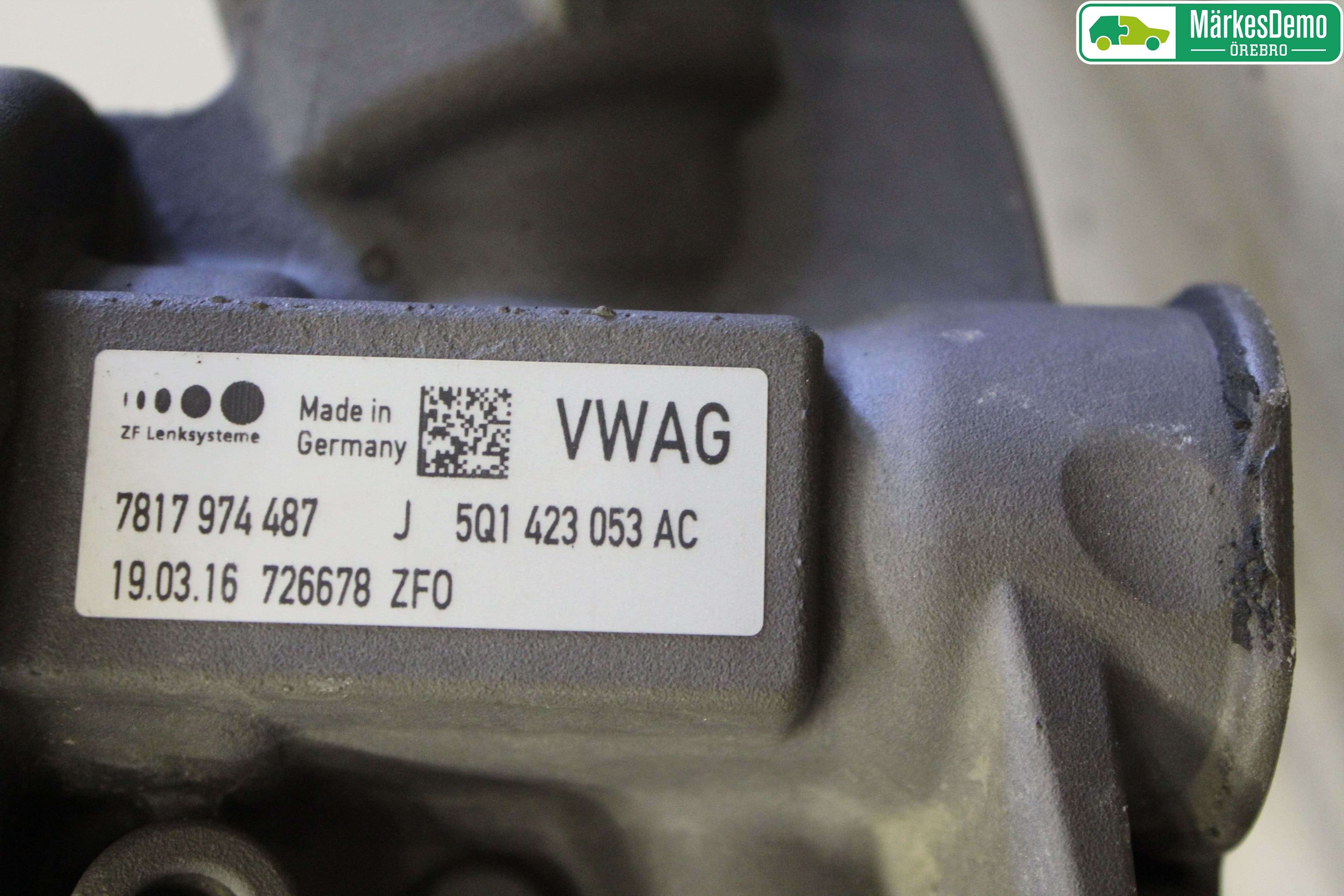 Volkswagen VW GOLF / E-GOLF VII 13-20 Styrväxel-Snäcka Elektrisk