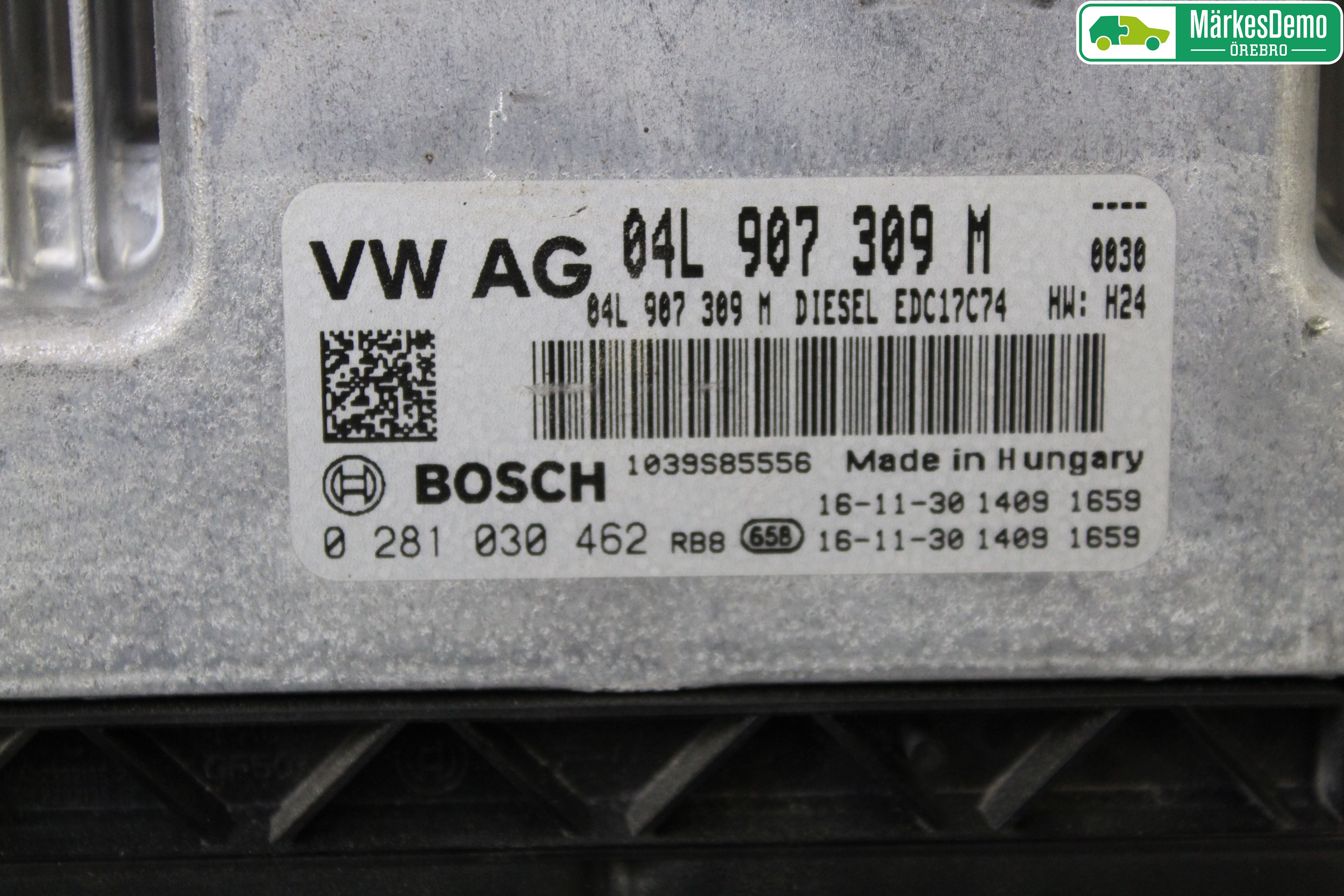 Volkswagen VW PASSAT 15-19 Styrenhet Insprut Bensin