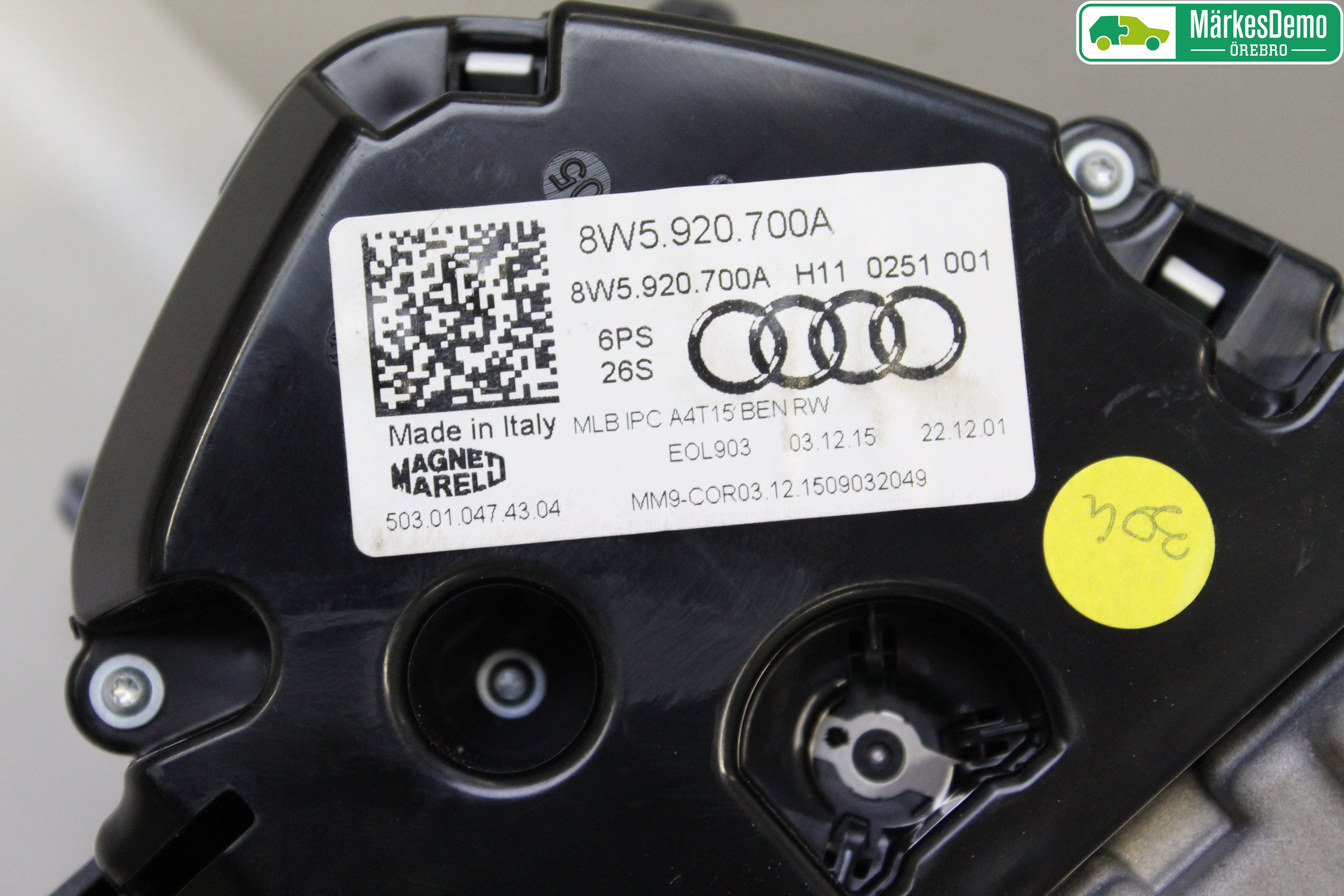 Audi A4/S4 B9 16-19 Instrument Komb