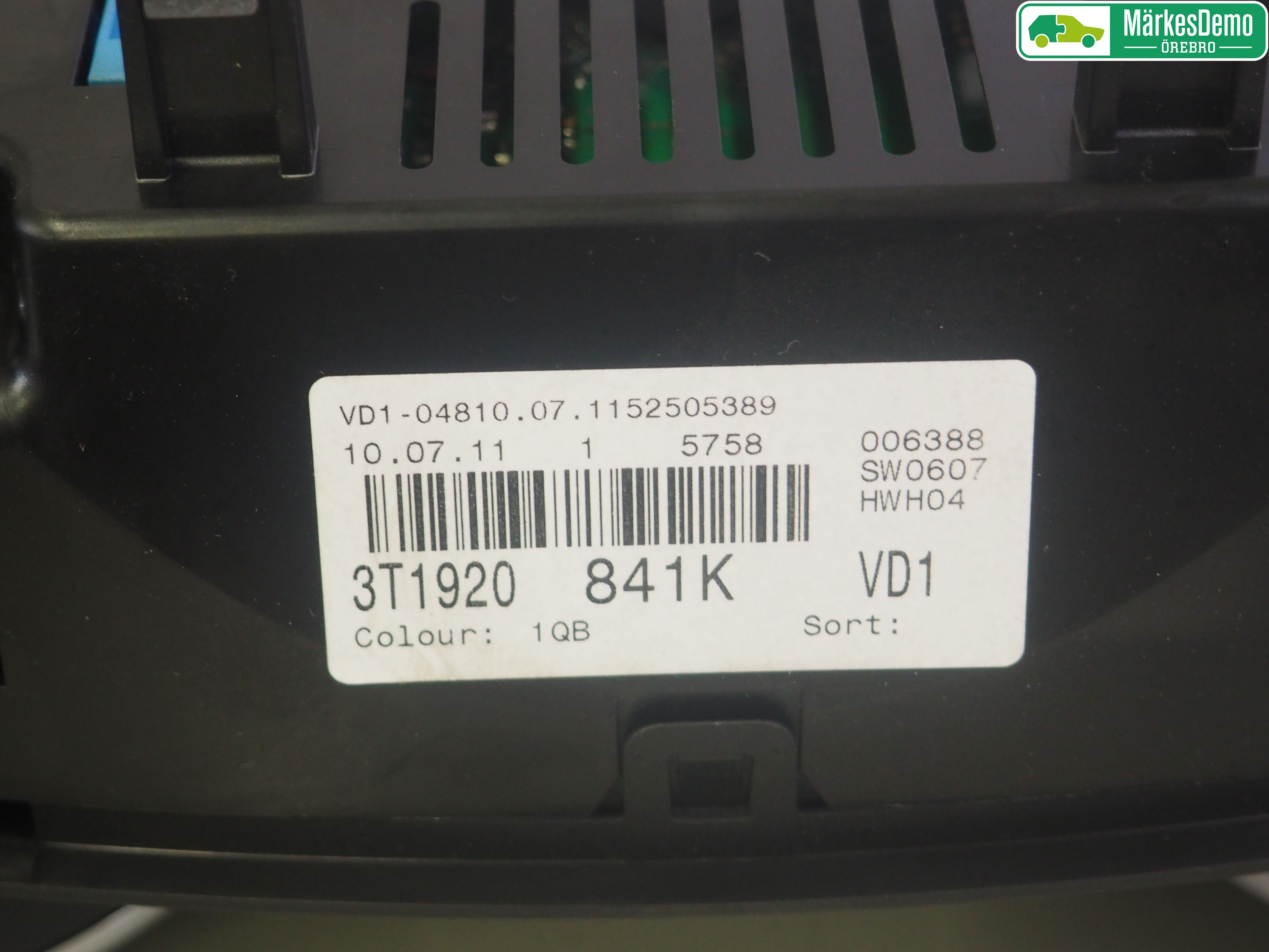 Skoda SUPERB 09-15 Instrument Komb