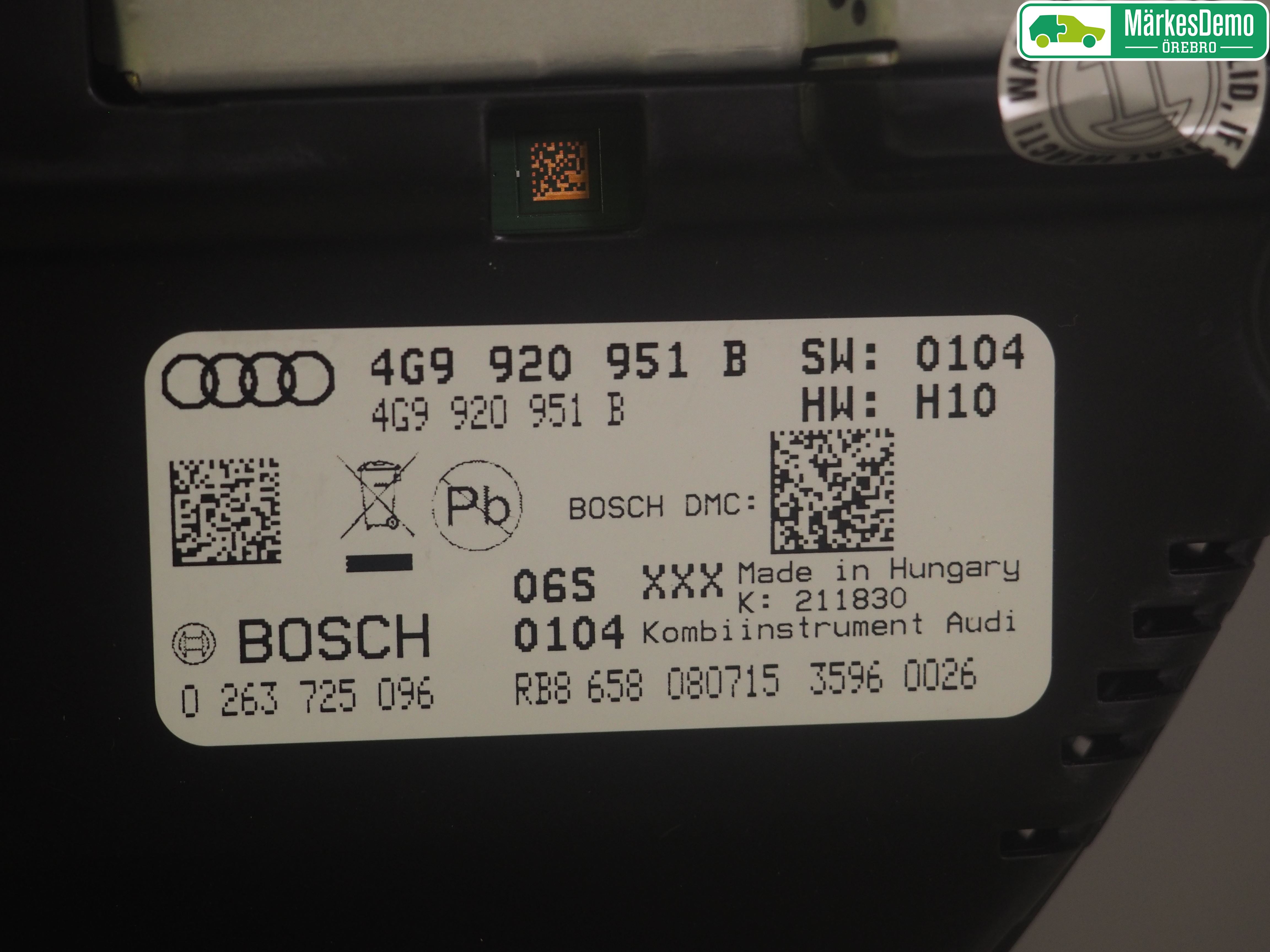 Audi A6 ALLROAD 12-18 Instrument Komb