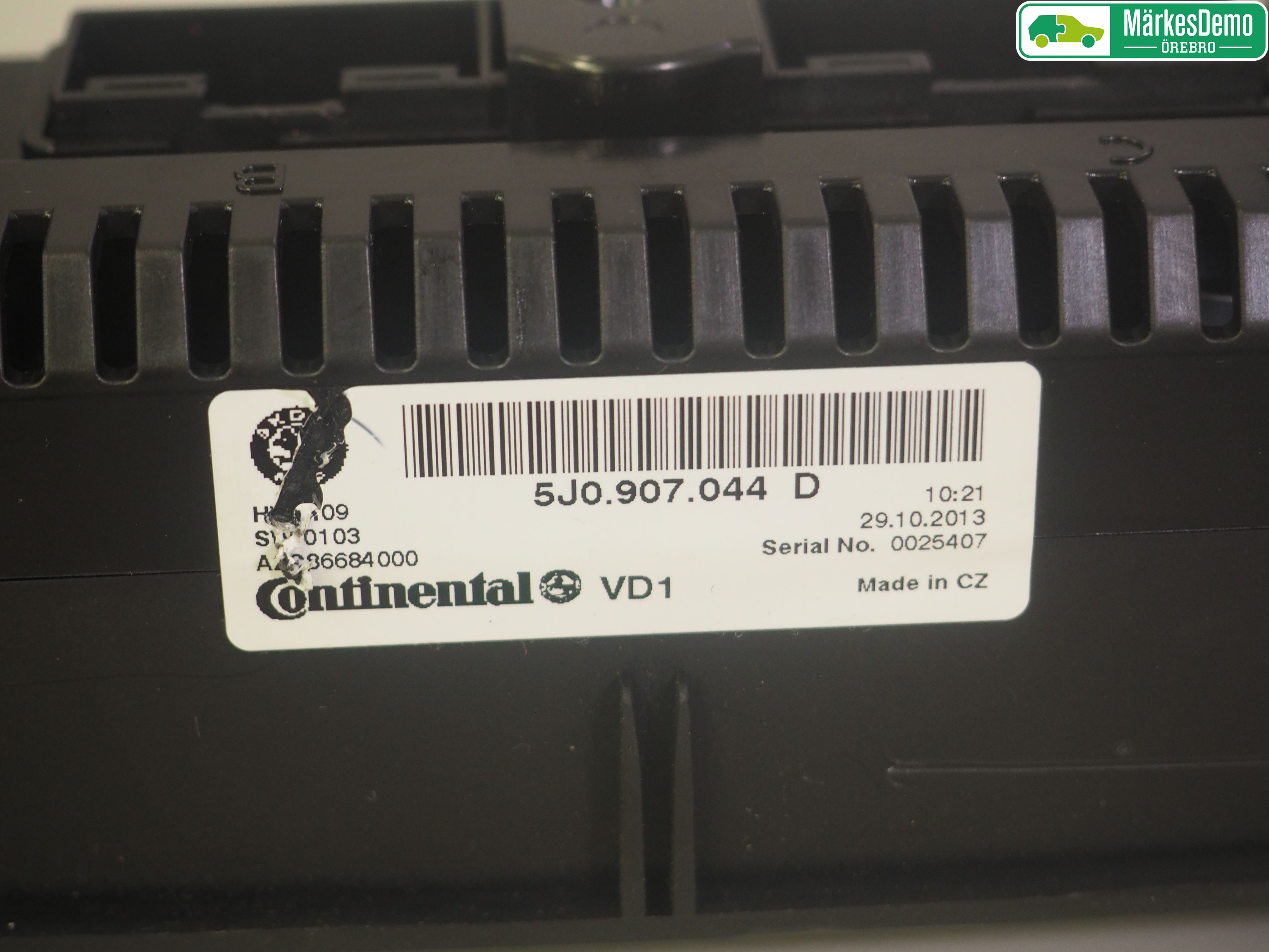 Skoda ROOMSTER Ac Styrenhet Ac Manöveren