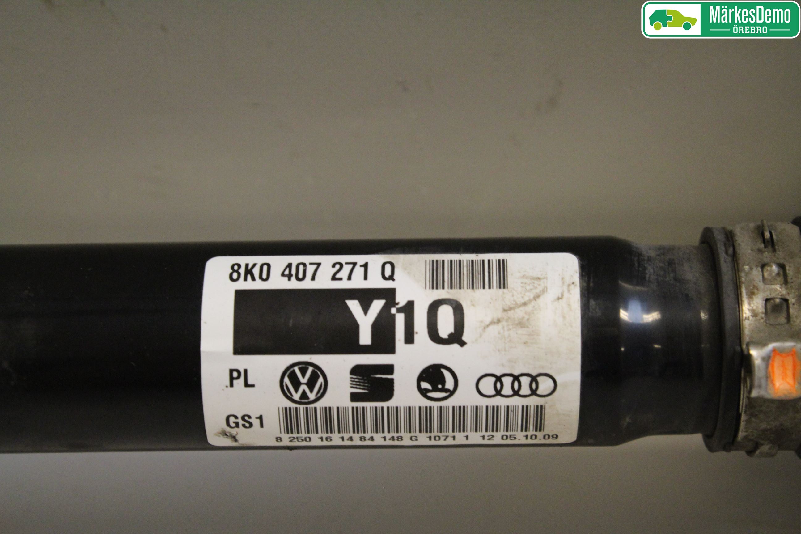 Audi A4/S4 08-11 Drivaxel Fram Vänster