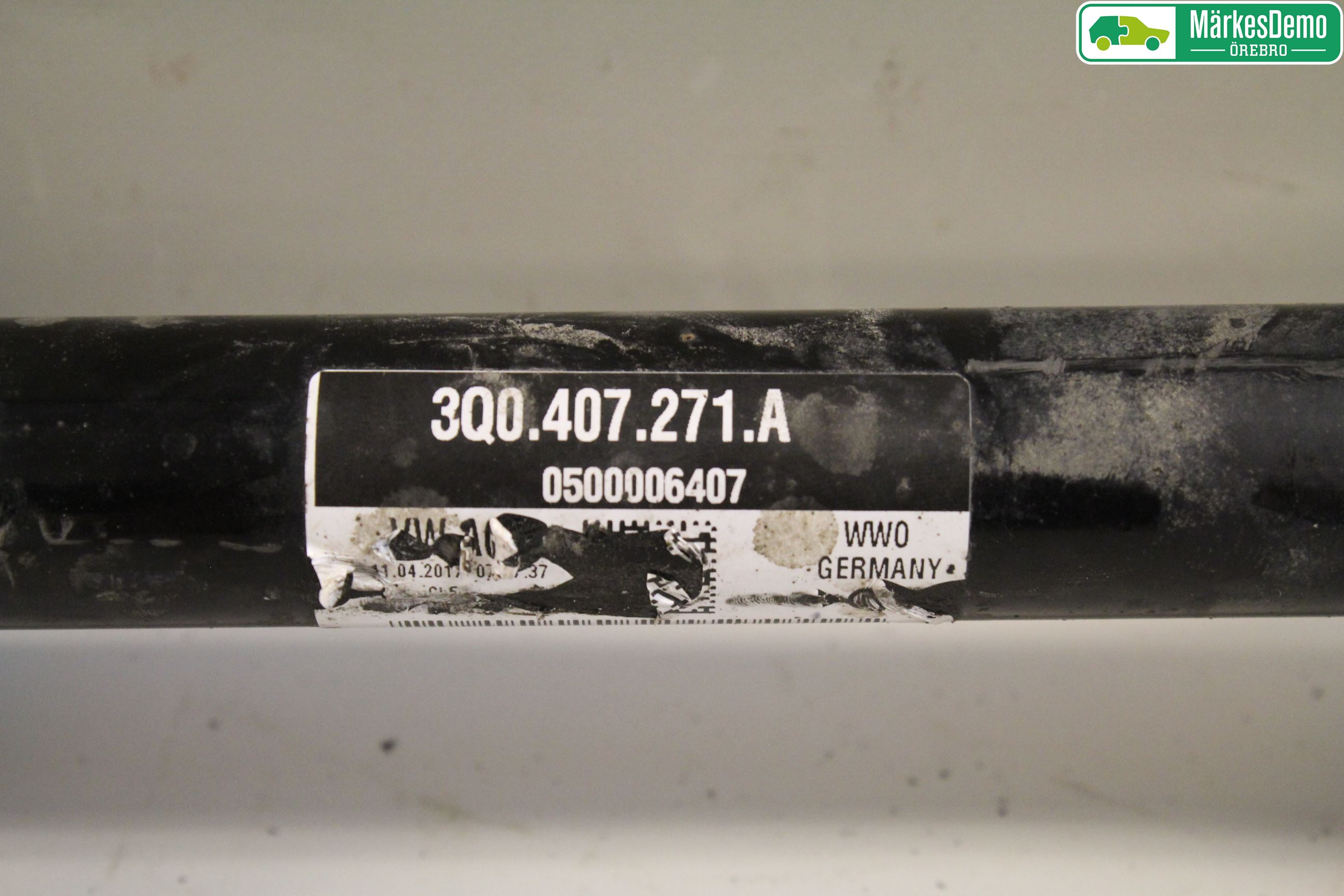 Volkswagen VW TIGUAN 16-24 Drivaxel Fram Vänster