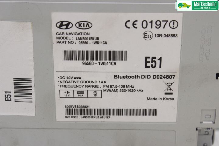 Kia RIO 12-16 Gps Navigator