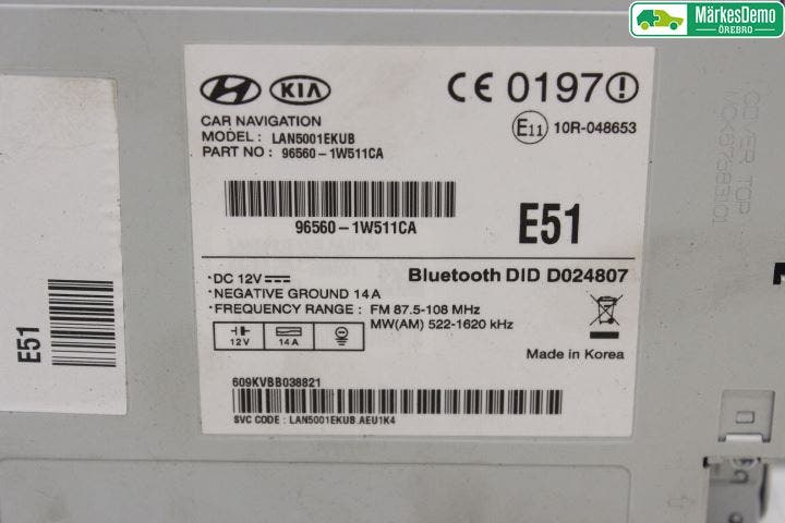 Kia RIO 12-16 Gps Navigator