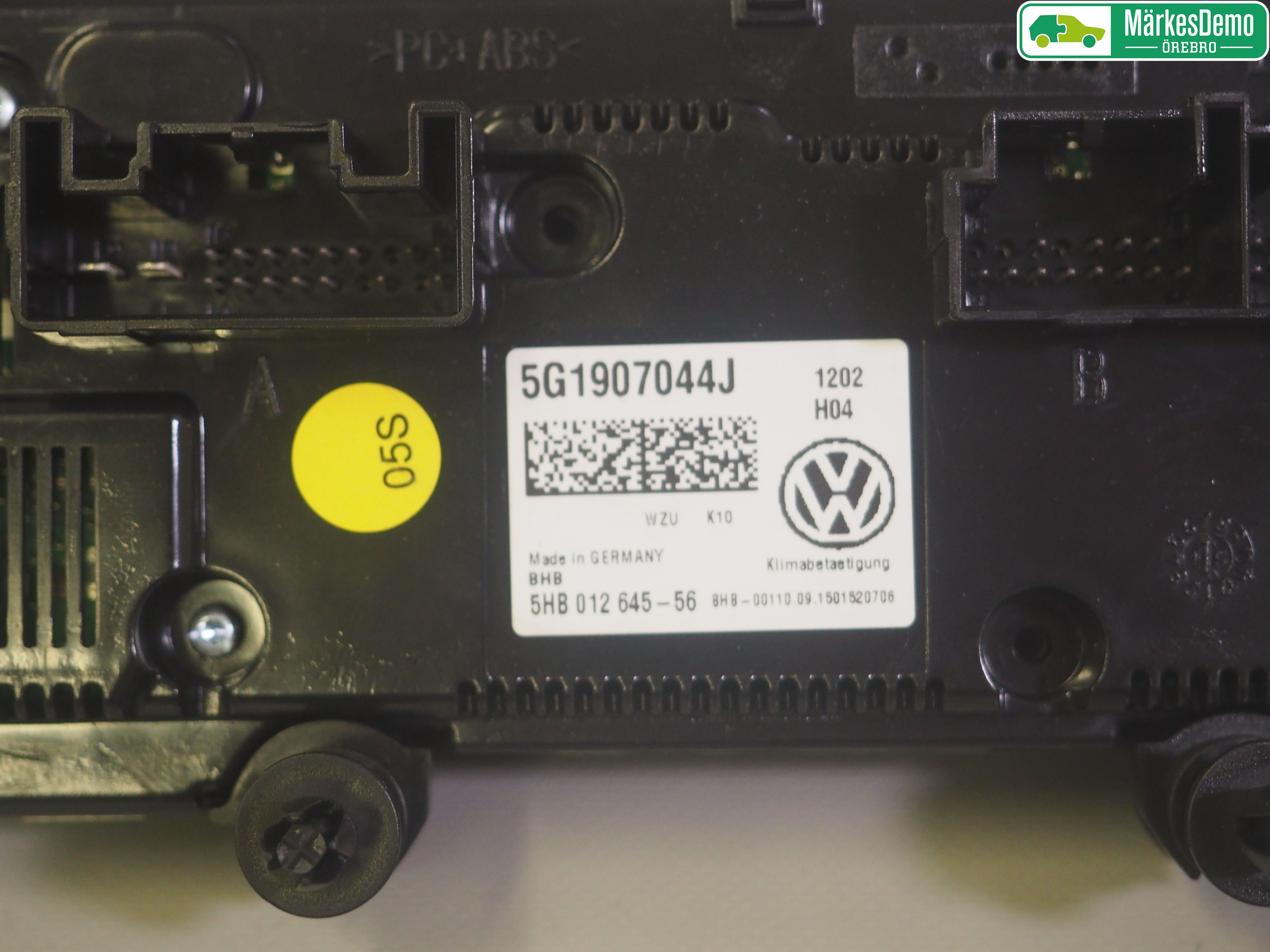 Volkswagen VW PASSAT 15-19 Ac Styrenhet Ac Manöveren