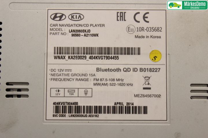 Kia CEED 12-18 Gps Navigator
