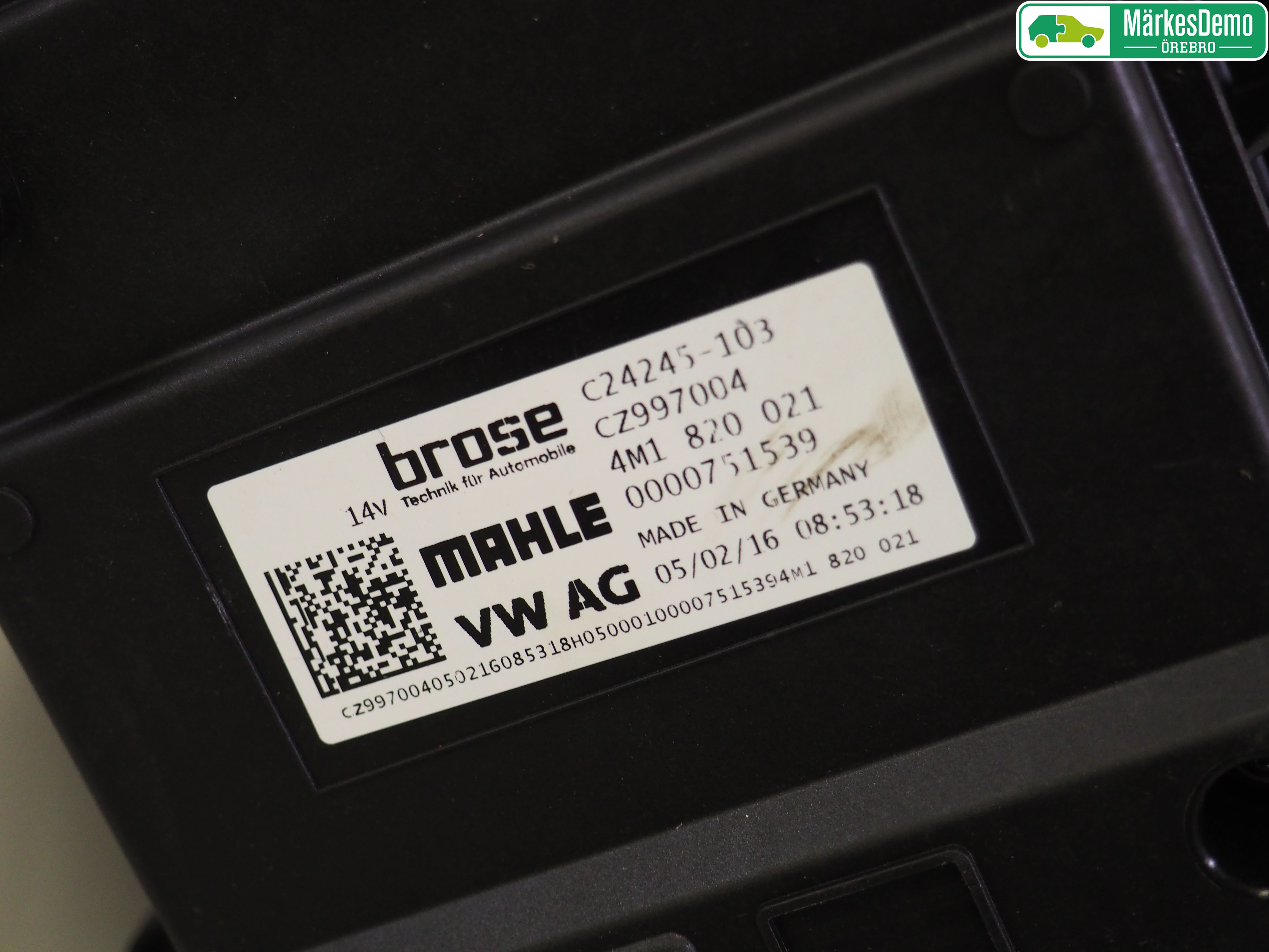 Audi A4/S4 B9 16-19 Ac Värmefläkt