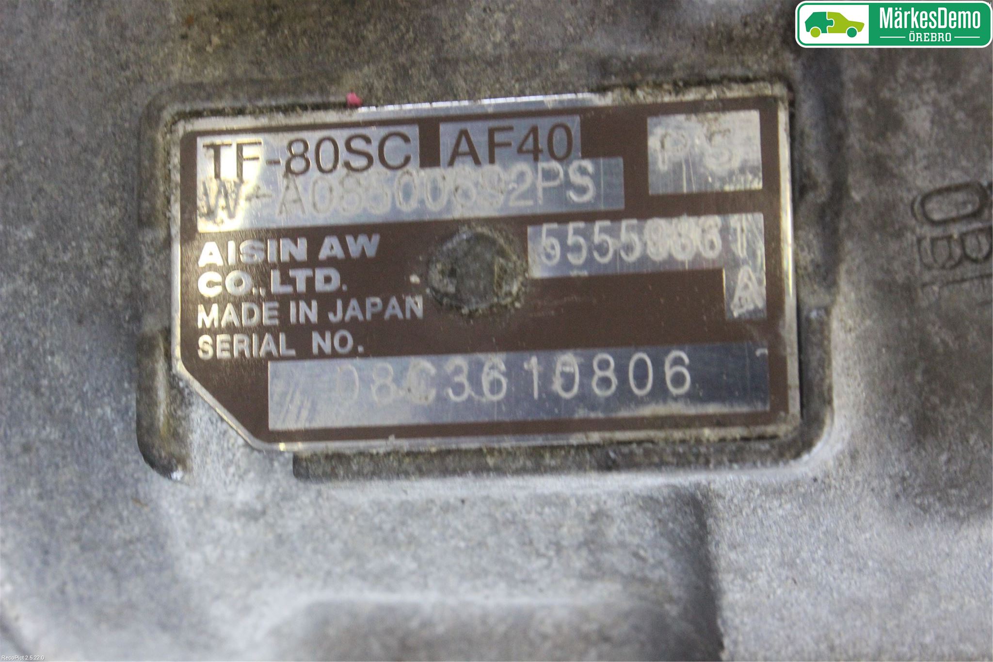 Opel VECTRA C 06-08 Växellåda Automat