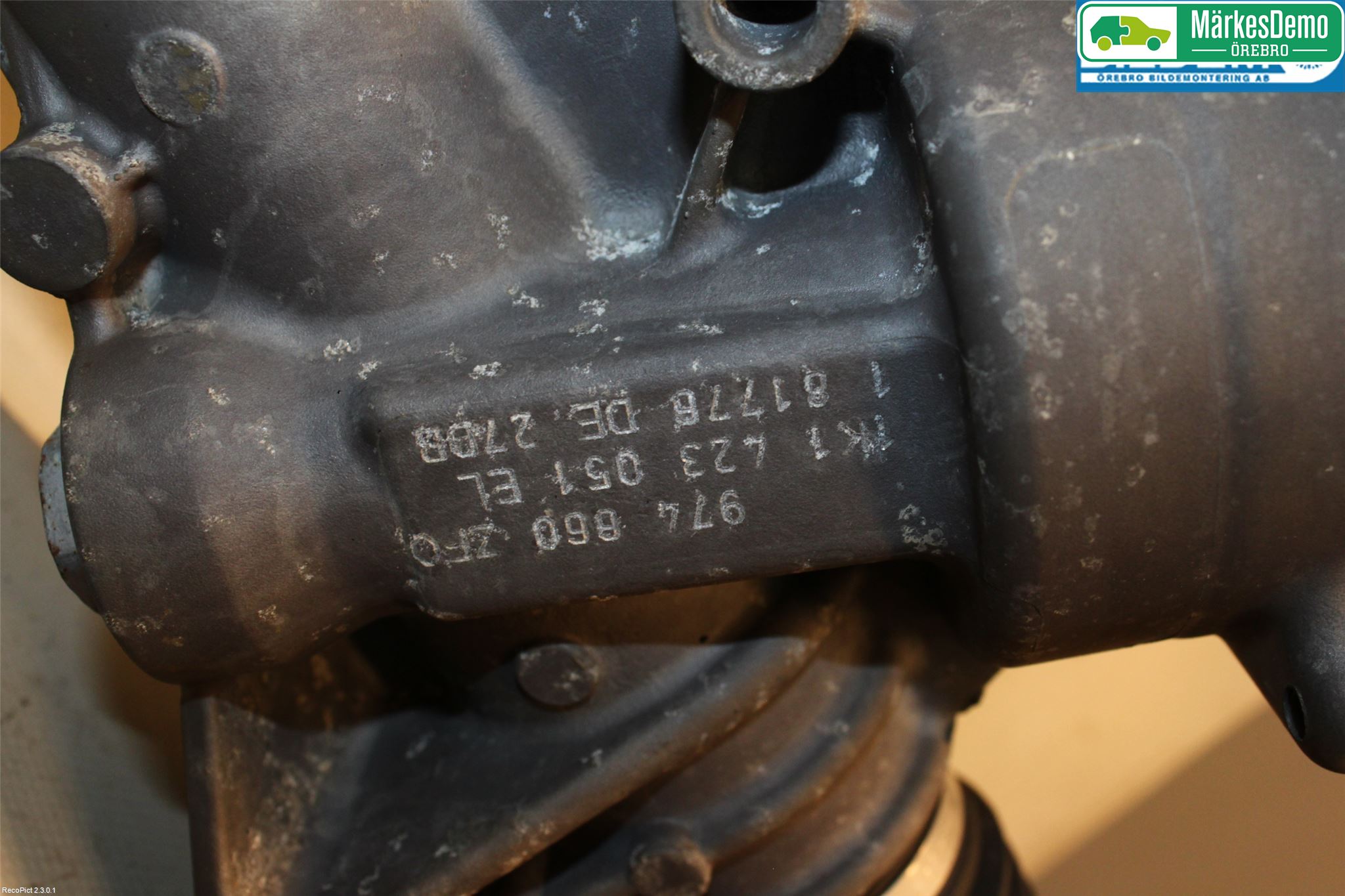 Skoda SUPERB 09-15 Styrväxel Servo -Snäcka