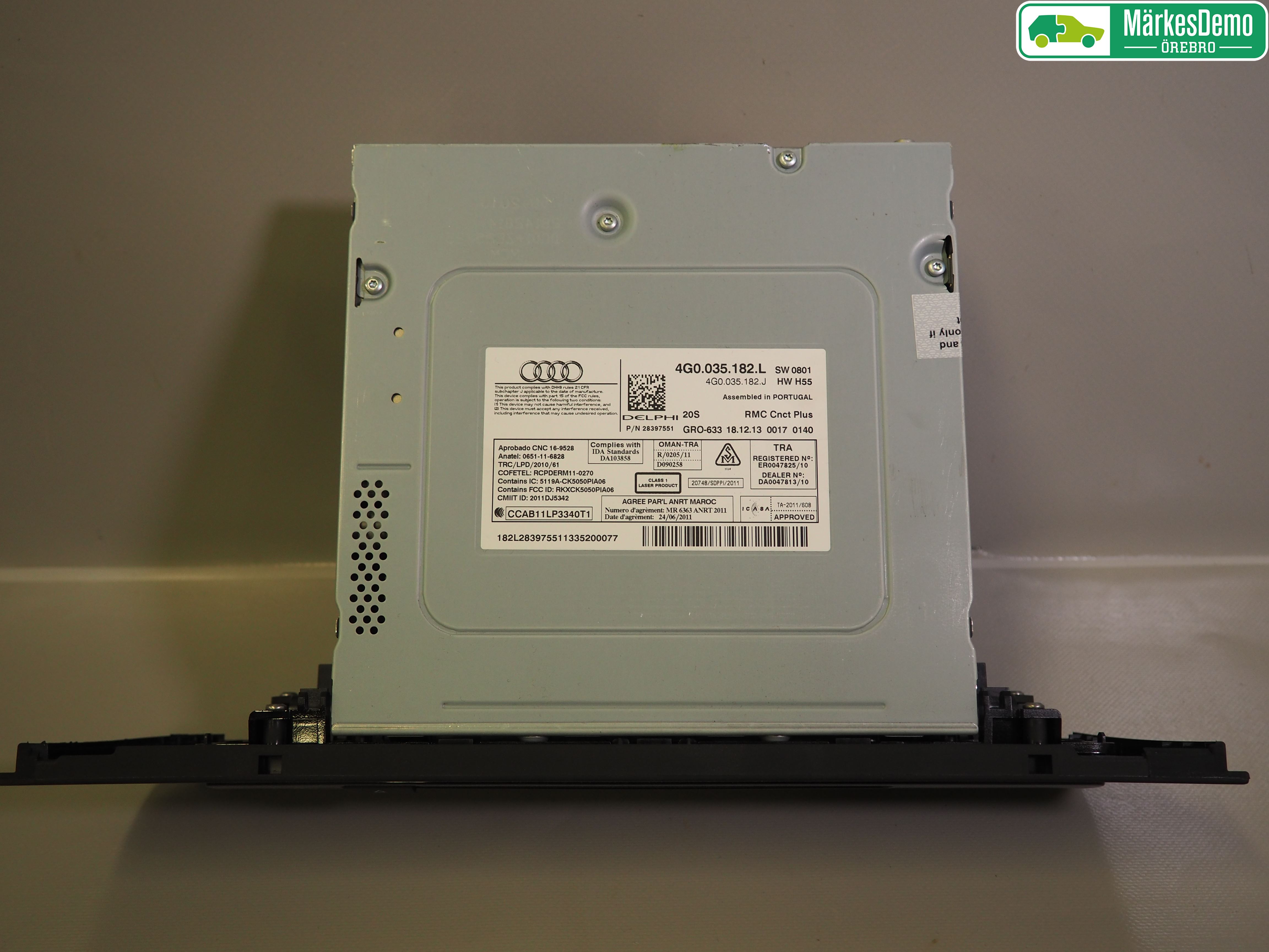 Audi A6/S6 4G 11-18 Cd Radio - Multimediapanel