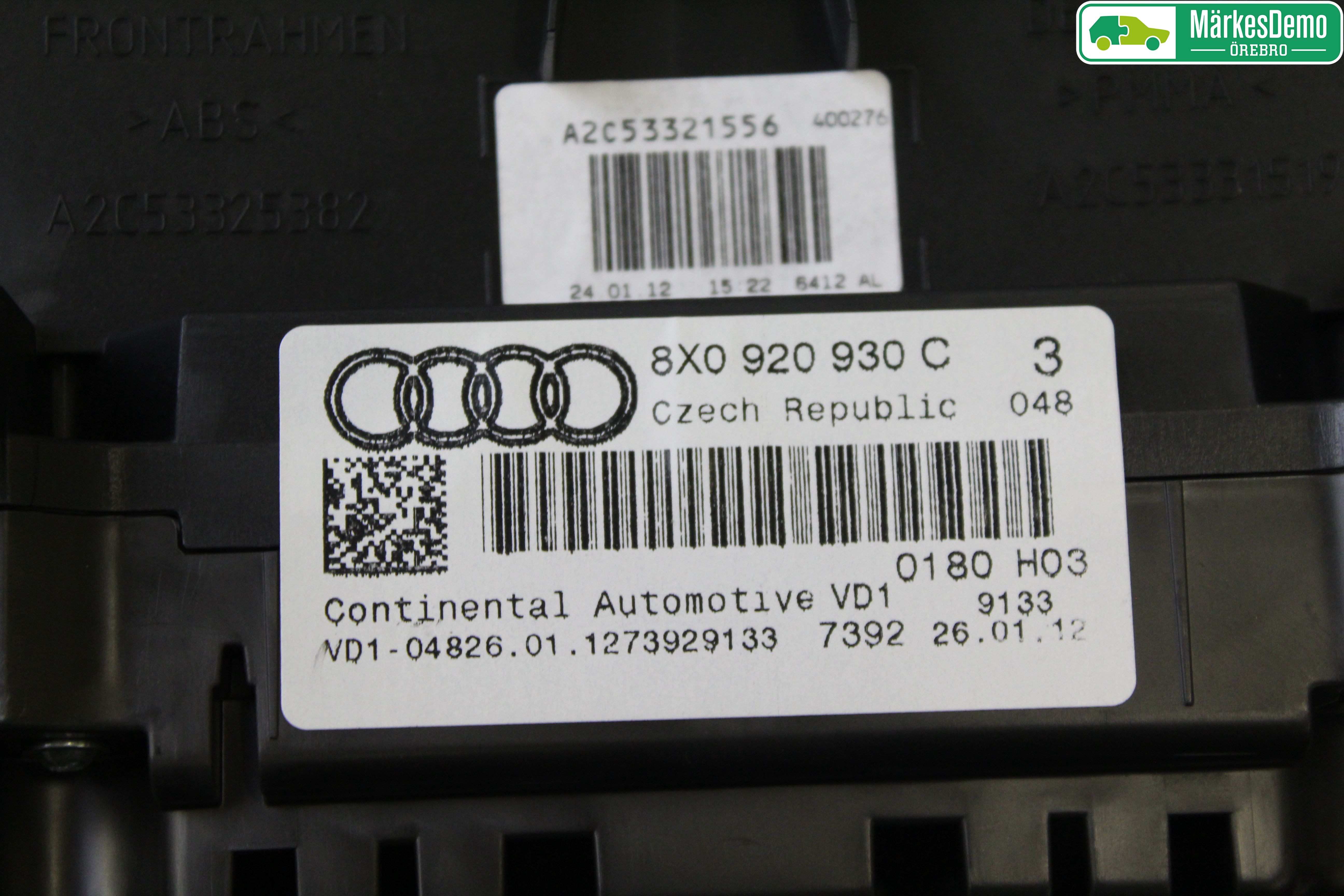 Audi A1/S1 11-18 Instrument Komb