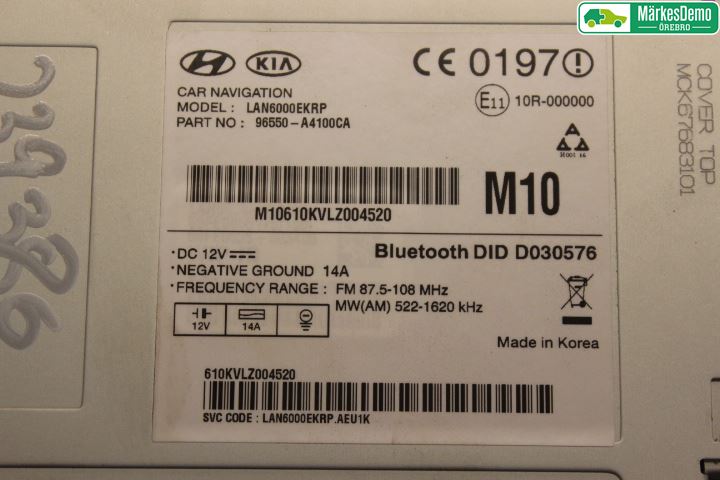 Kia CARENS III 13-19 Gps Navigator