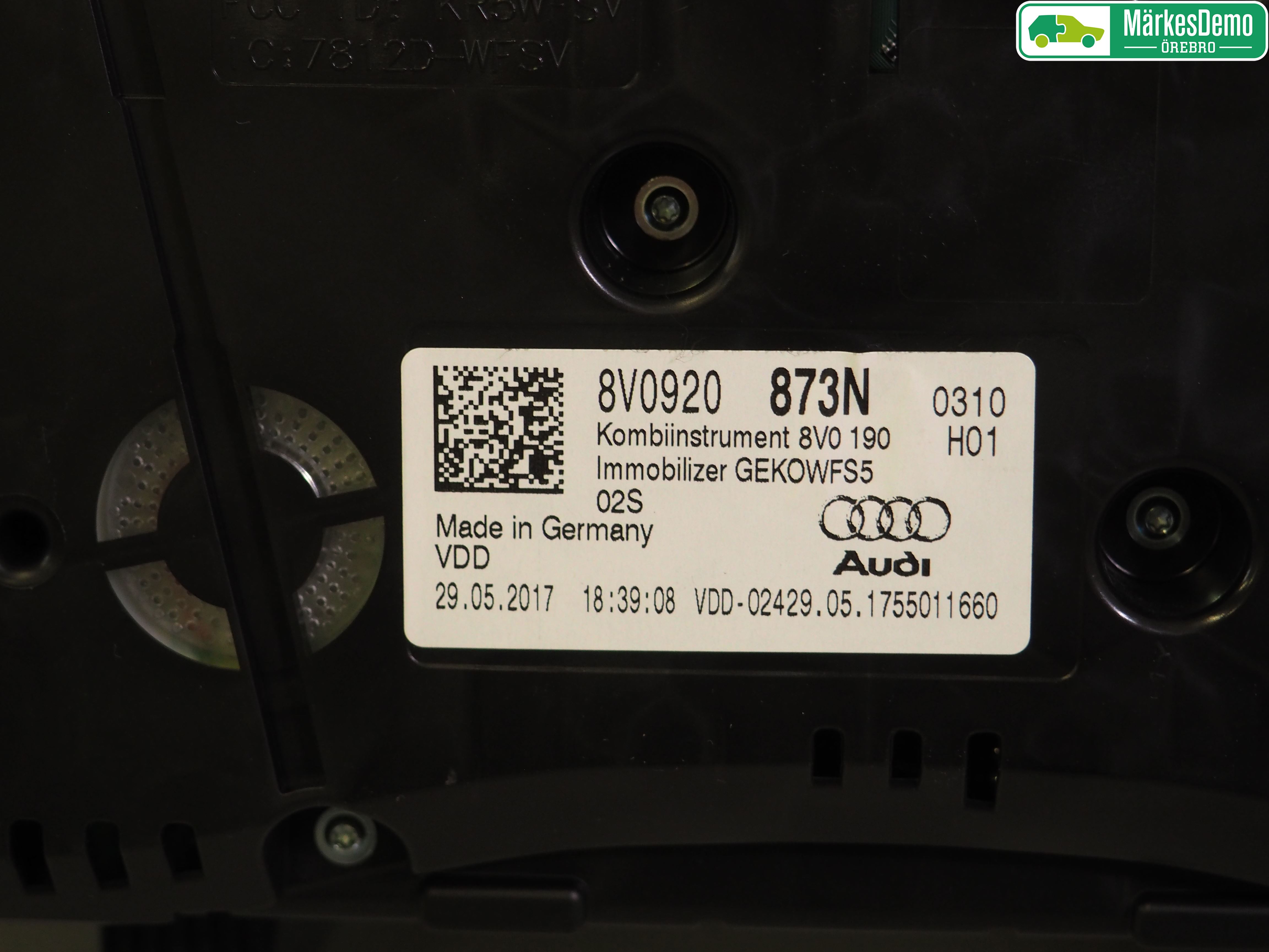 Audi A3/S3 8V 13-20 Instrument Komb