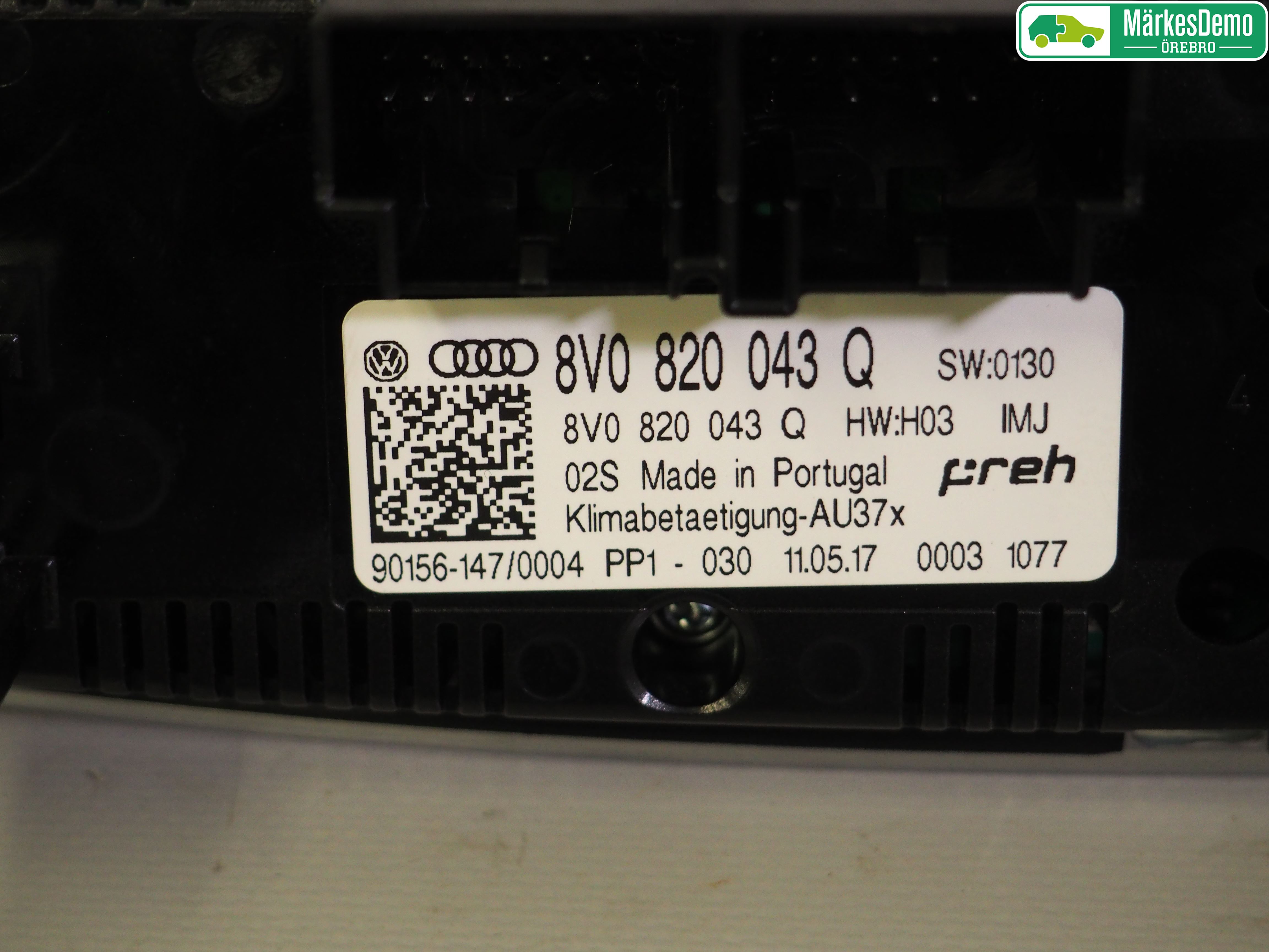 Audi A3/S3 8V 13-20 Ac Styrenhet Ac Manöveren